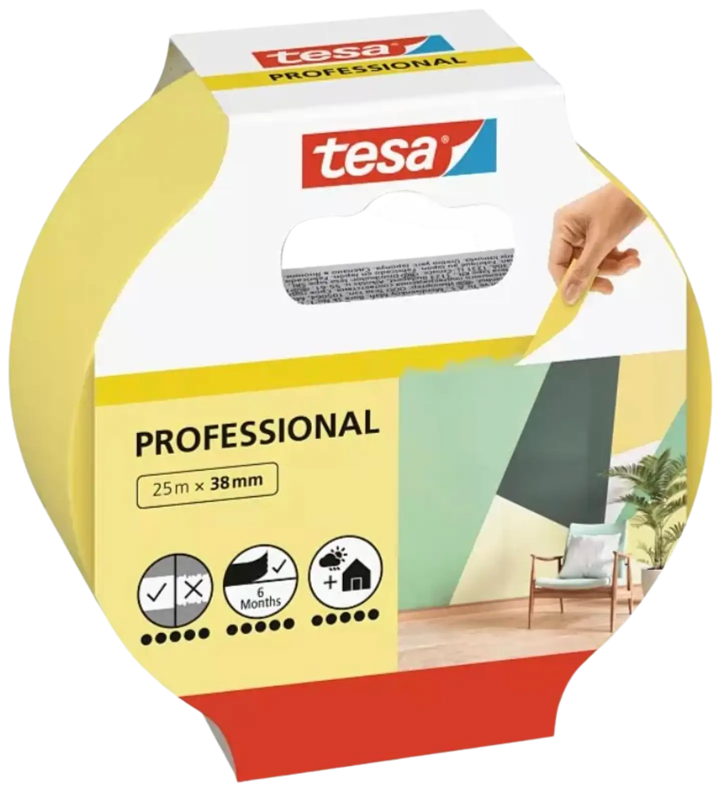 Tesa Maalarinteippi Professional 25m x 38mm