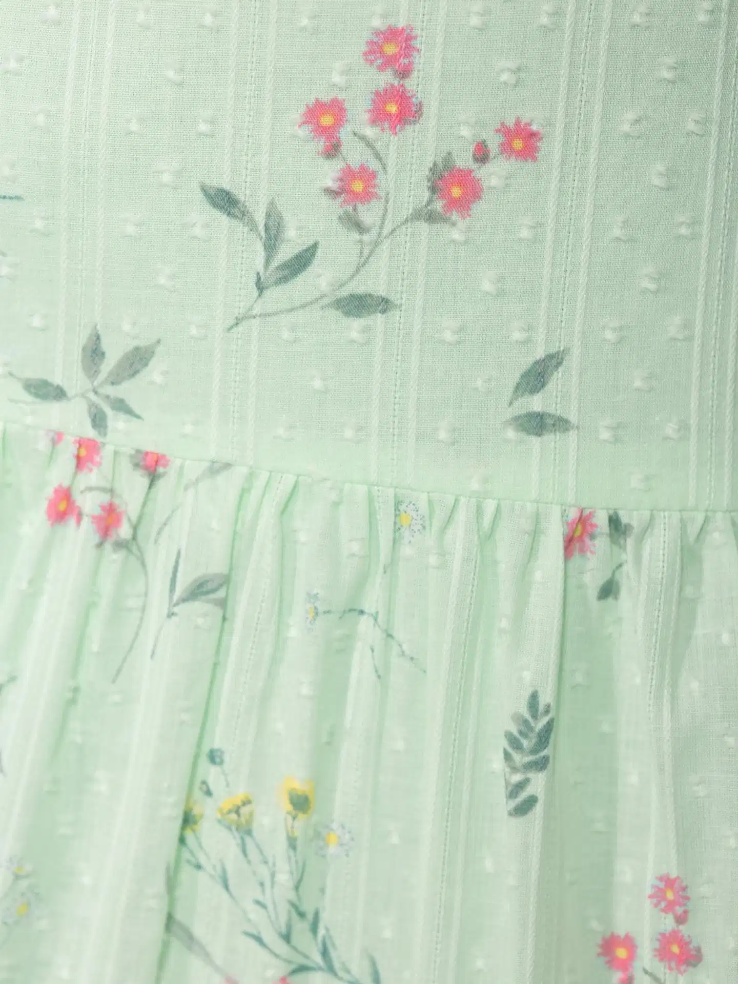 WKLY. naisten puuvillahame 221W160450 - Green - 5