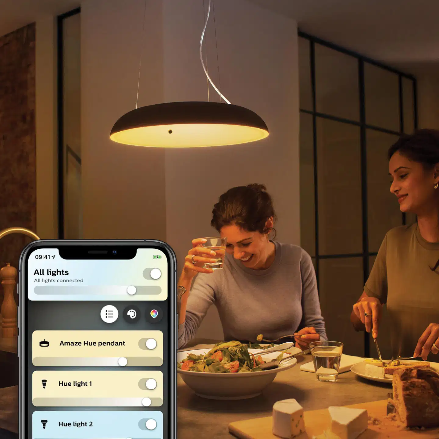 Philips Hue Amaze -riippuvalaisin 25W 2200-6500K 2900LM musta - 5