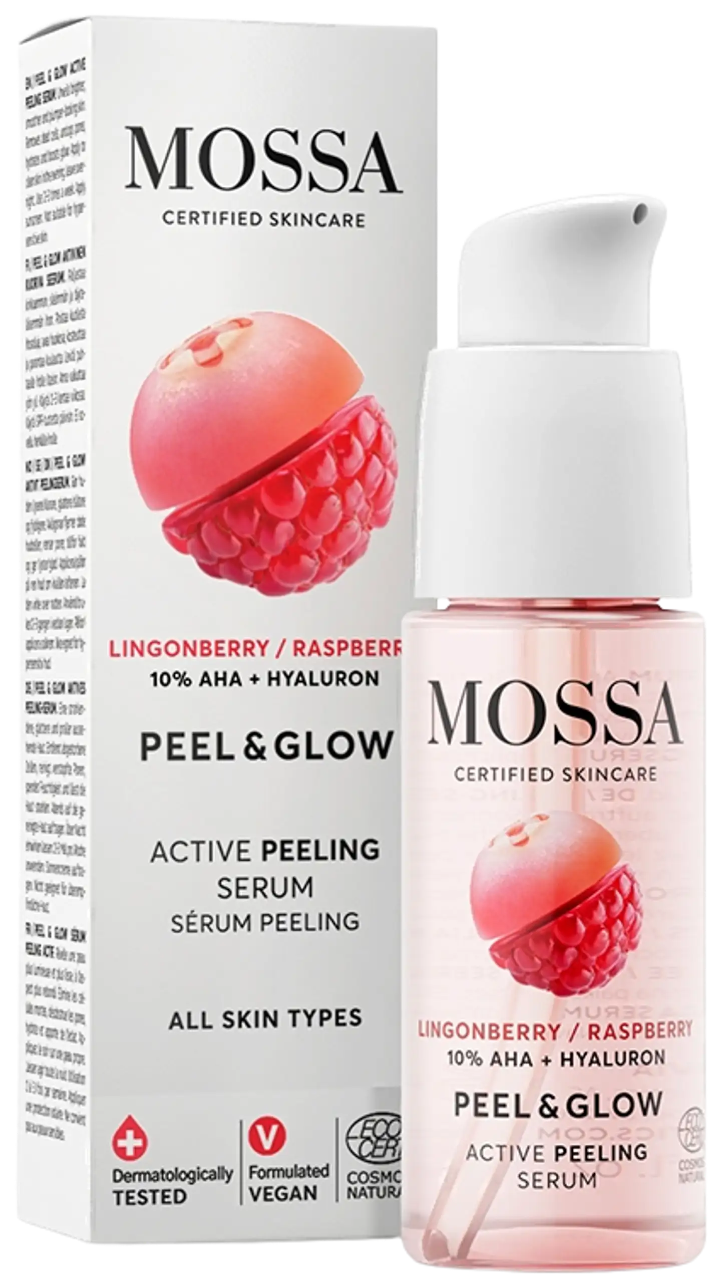 MOSSA Peel & Glow Kuoriva seerumi 30ml