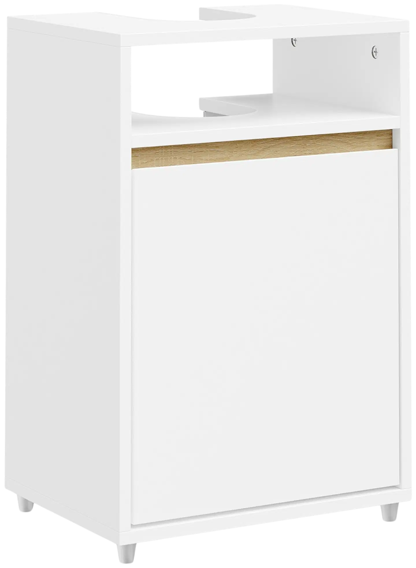 SoBuy pesuallaskaappi valkoinen BZR222-W - 1