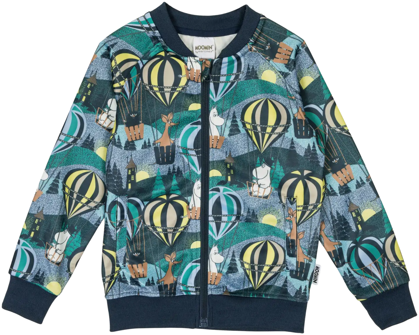 Muumi lasten verkkatakki Aamulento 591368 - SININEN - 1