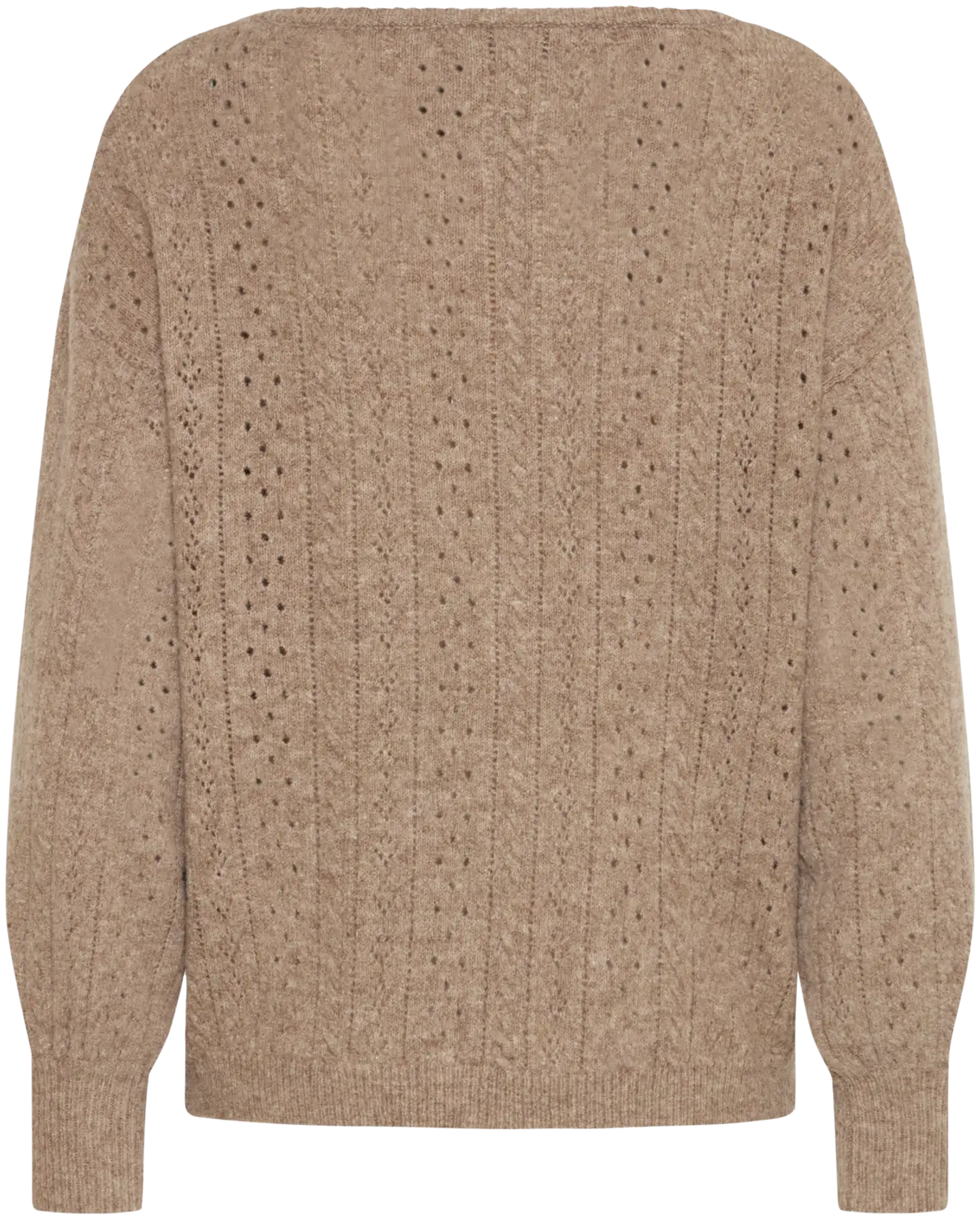 B.young naisten neule Byommi - Walnut Melange - 2
