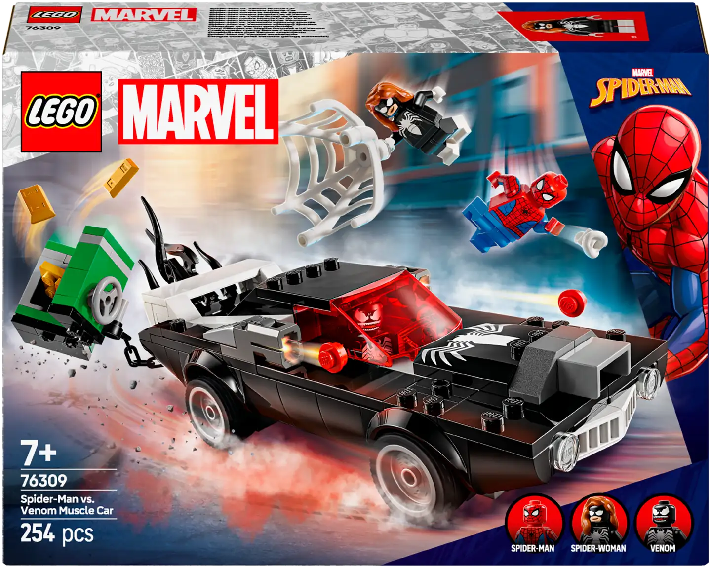 LEGO® Super Heroes Marvel 76309 Spider-Man vastaan Venom-muskeliauto - 2