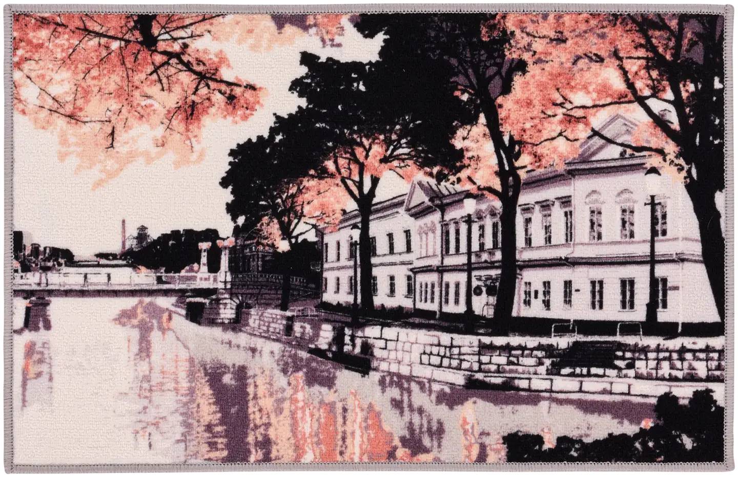 Vallila kynnysmatto Aurajoki 50x80 cm terra - 1