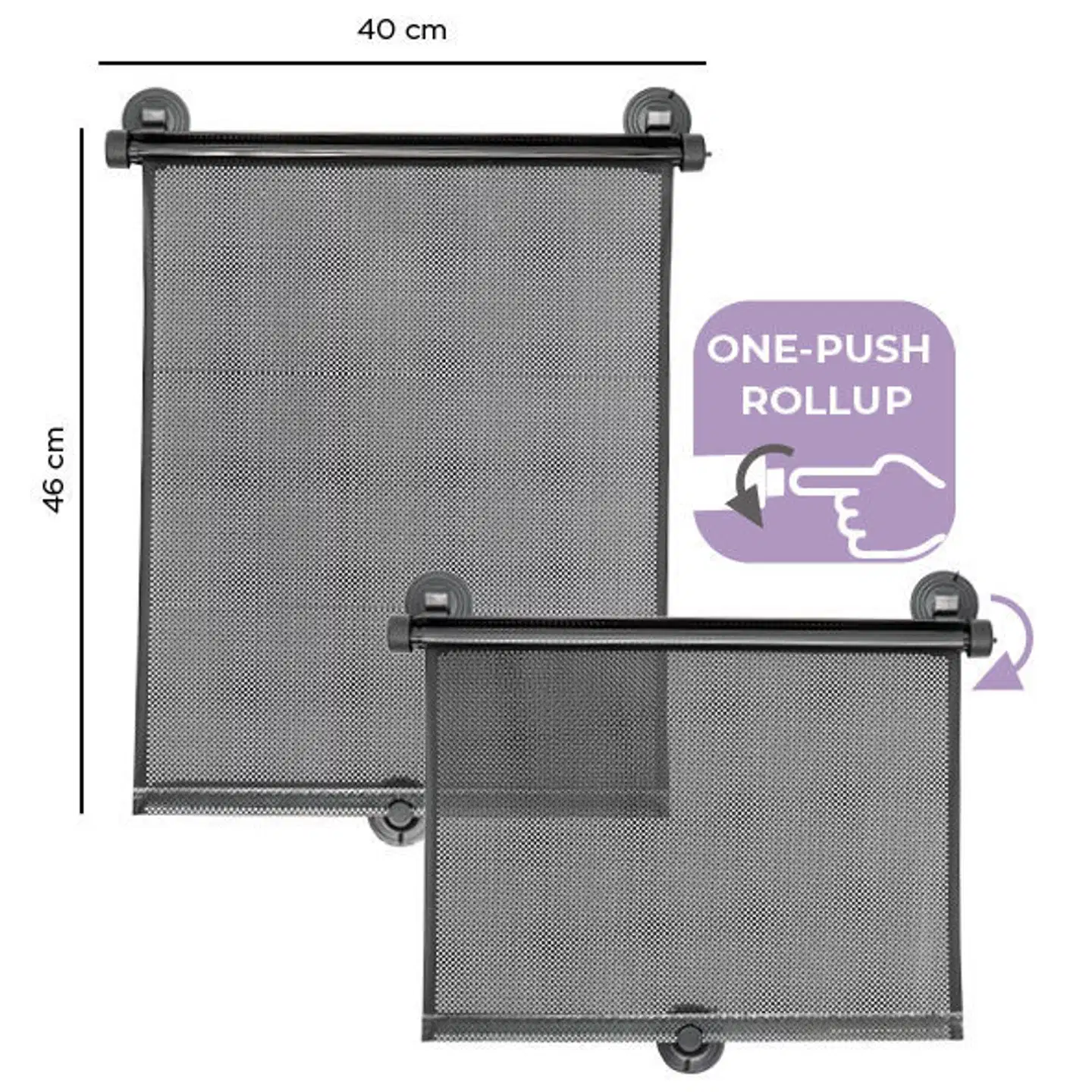 Dooky rullattavat aurinkosuojat 2 kpl - 6