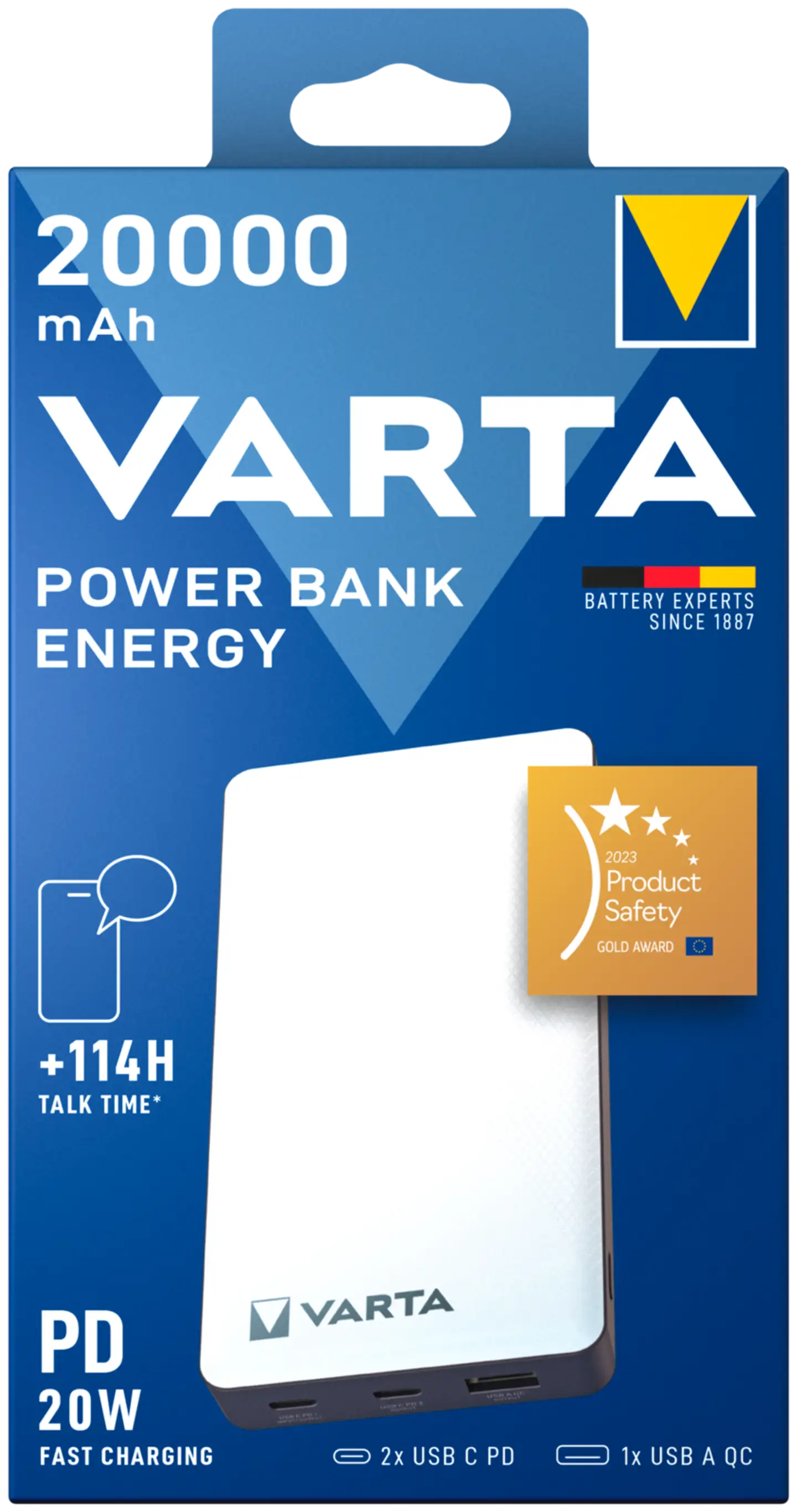 Varta Power Bank Energy 20000mAh - 7