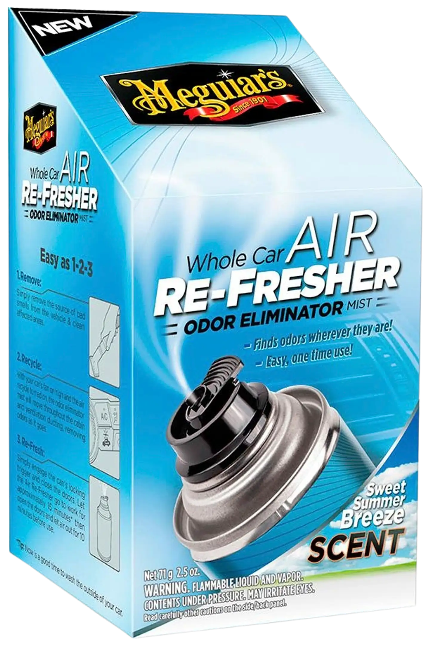 Meguiars whole car air re-fresher summer breeze scent sisätilojen raikastin