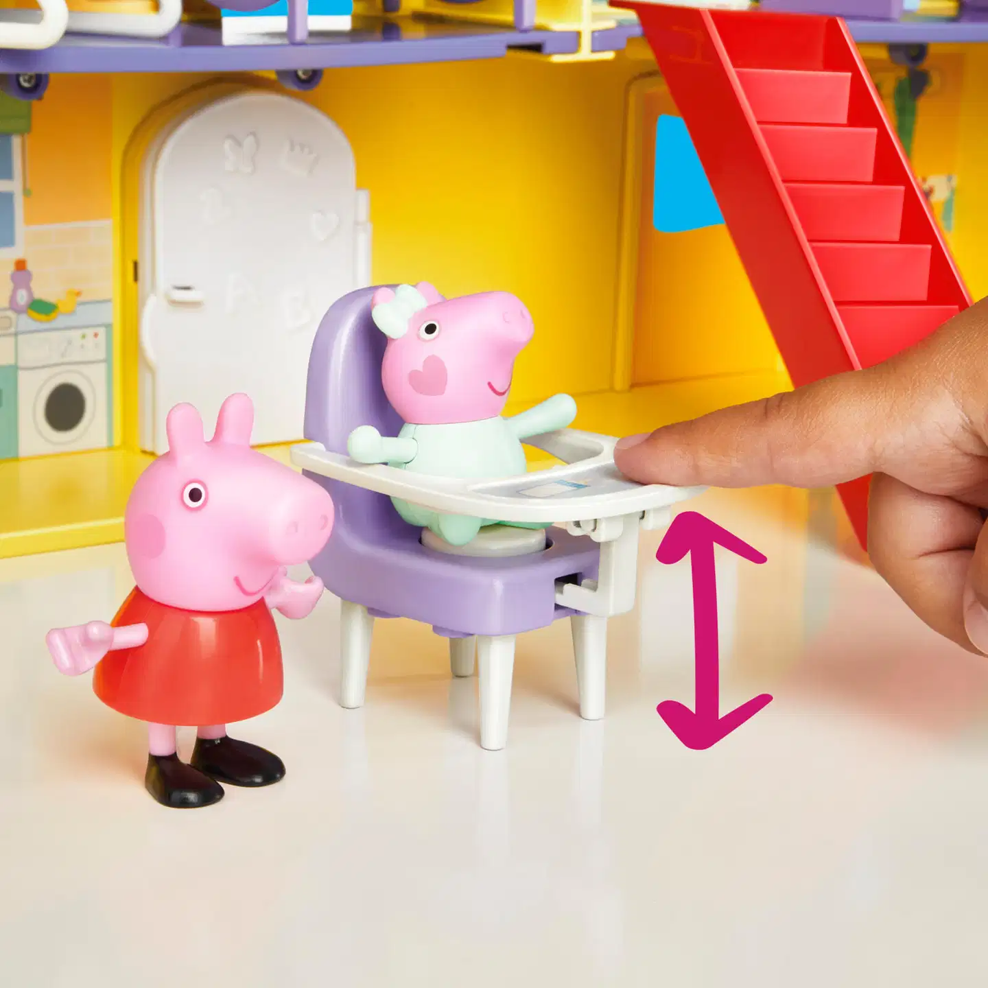 Peppa Pig leikkisetti Pipsan iso avattava talo - 8