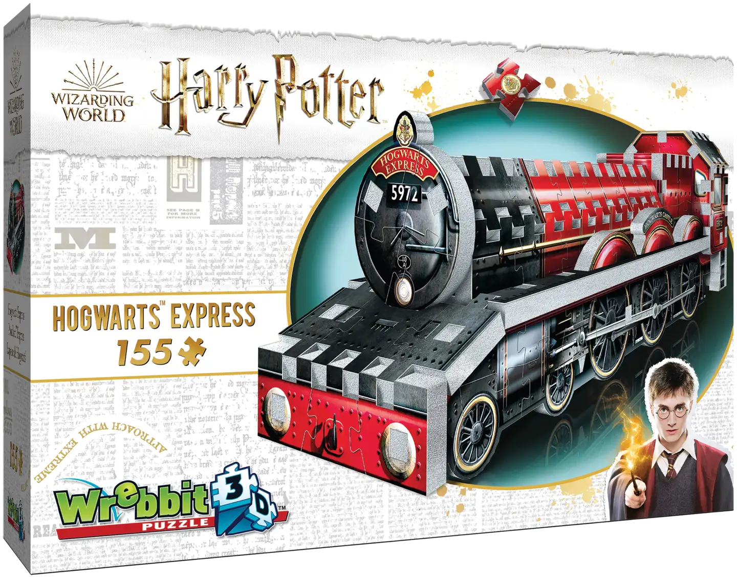 Wrebbit Harry Potter Hogwarts Express 155 palaa 3D-palapeli - 1