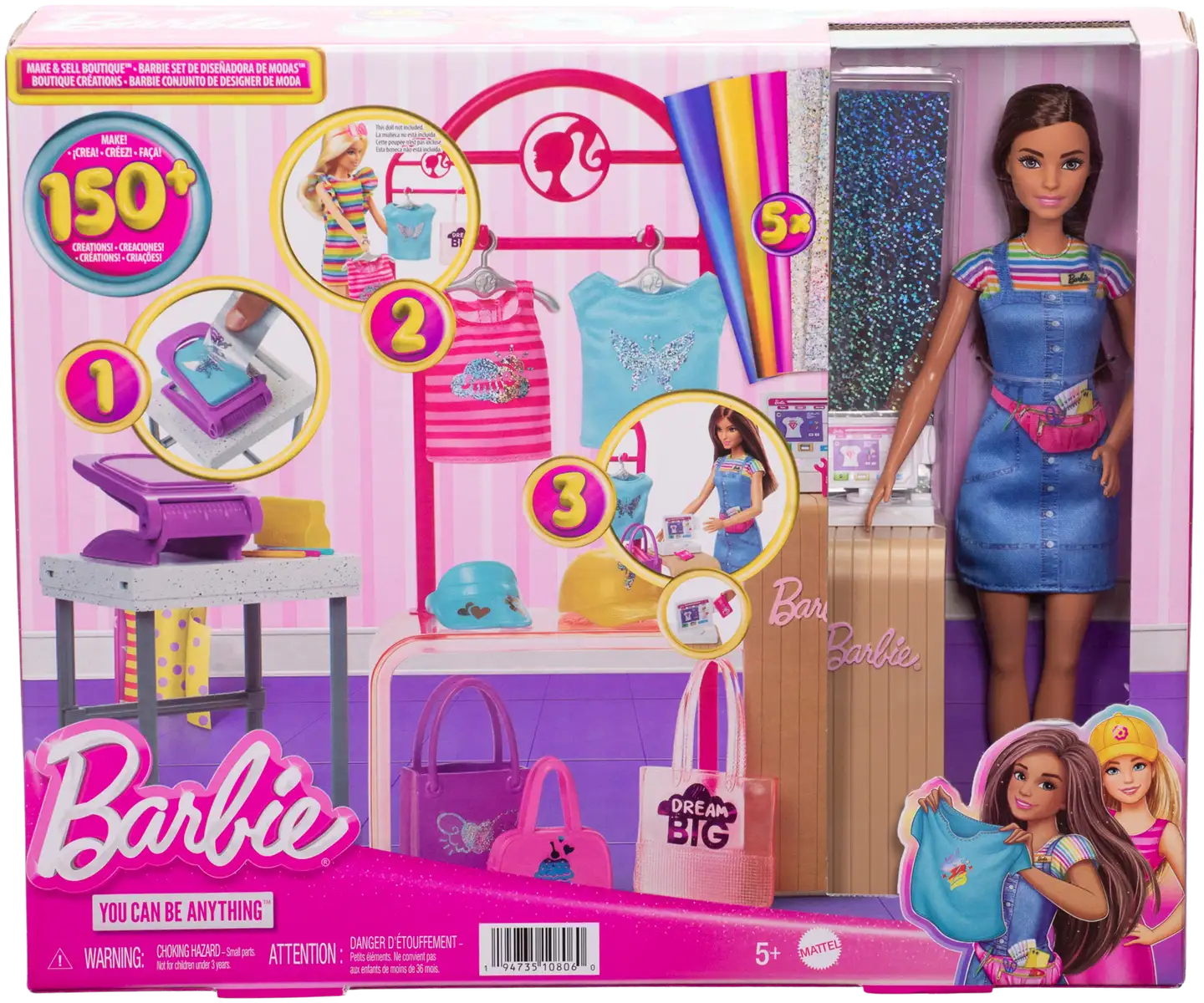 Barbie Make And Sell Boutique -leikkisetti - 3