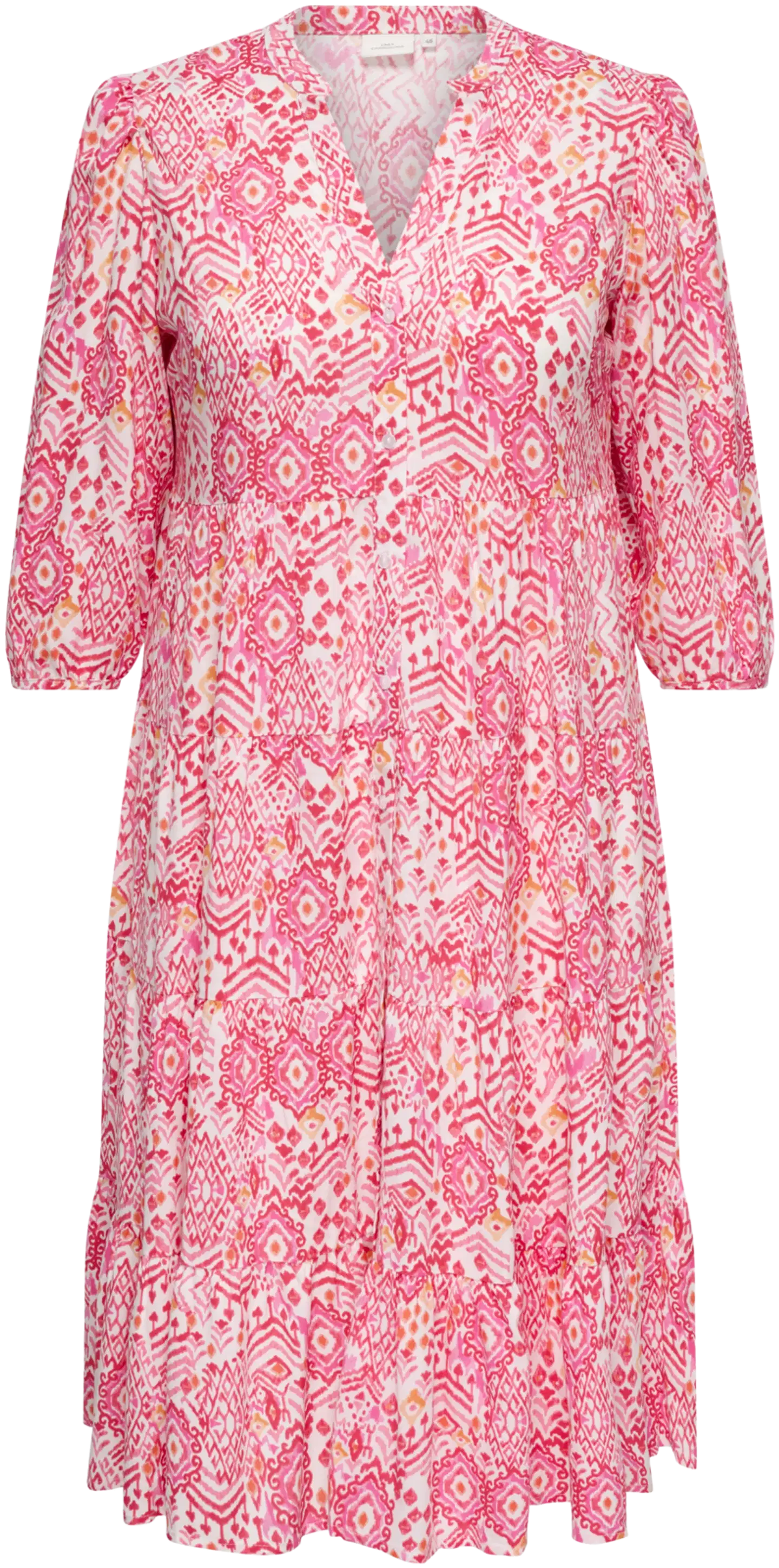 ONLY CARMAKOMA naisten mekko Carmilana - Cloud dancer - 1