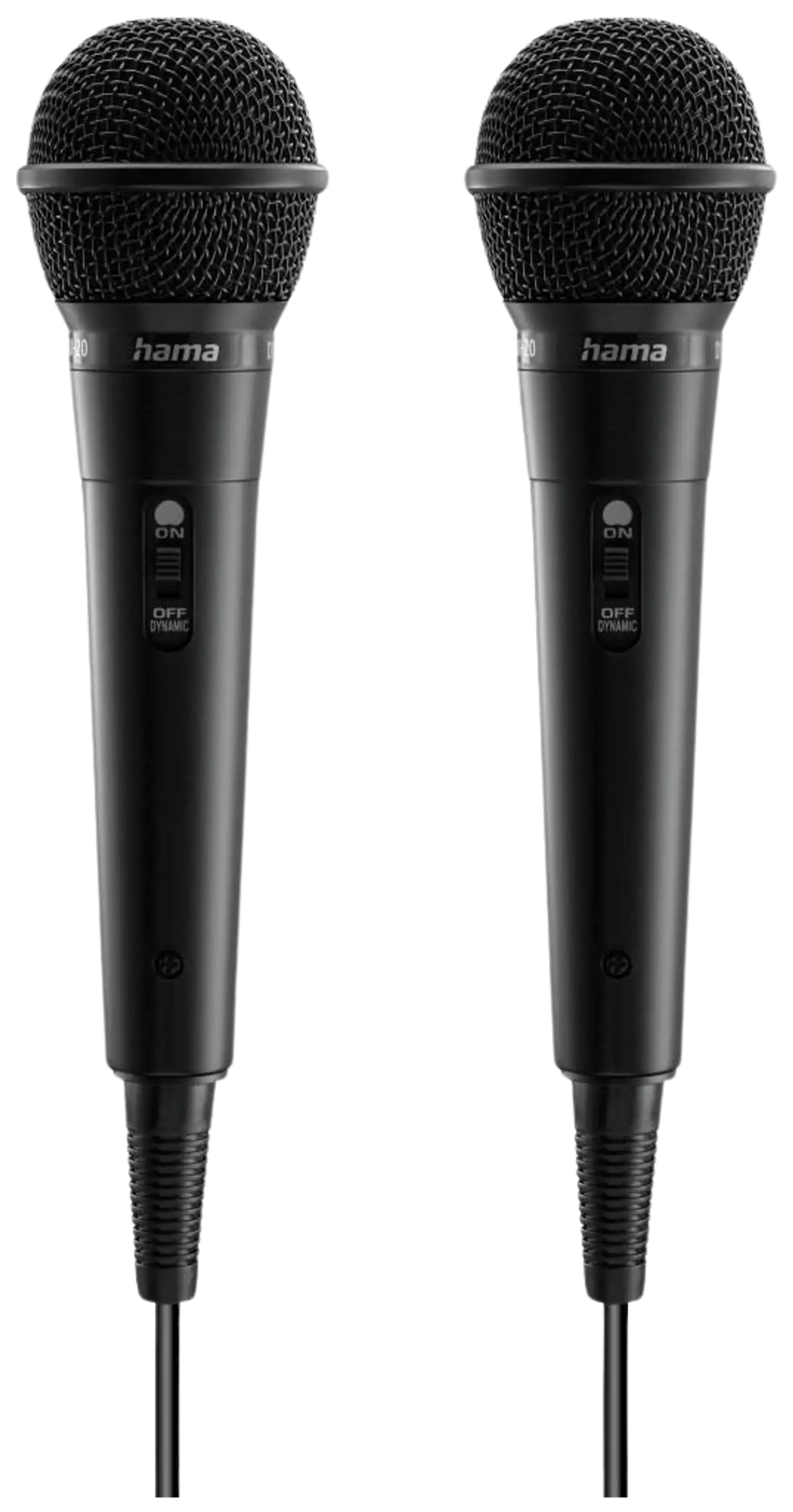 Hama dynaaminen mikrofoni Karaoke, 2 kpl - 1