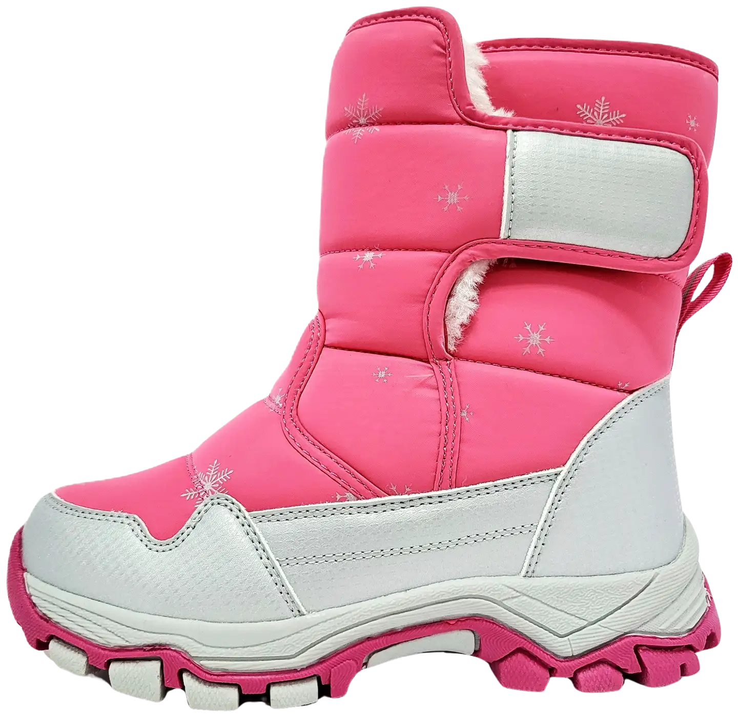 House lasten talvisaappaat Snowflake - FUCHSIA/SILVER - 2