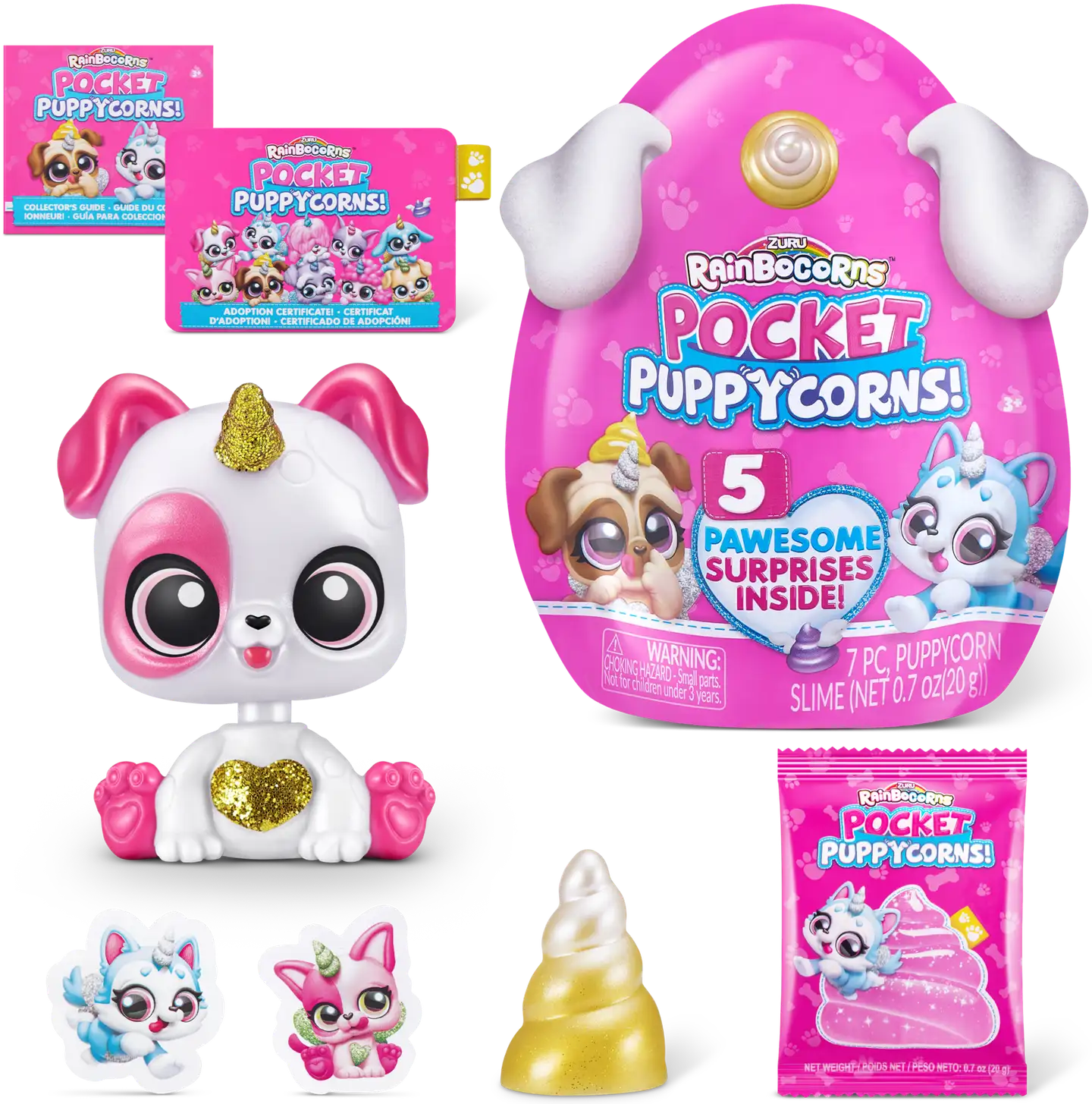 Rainbocorns koira Pocket Puppycorn Bobble Head, erilaisia - 9