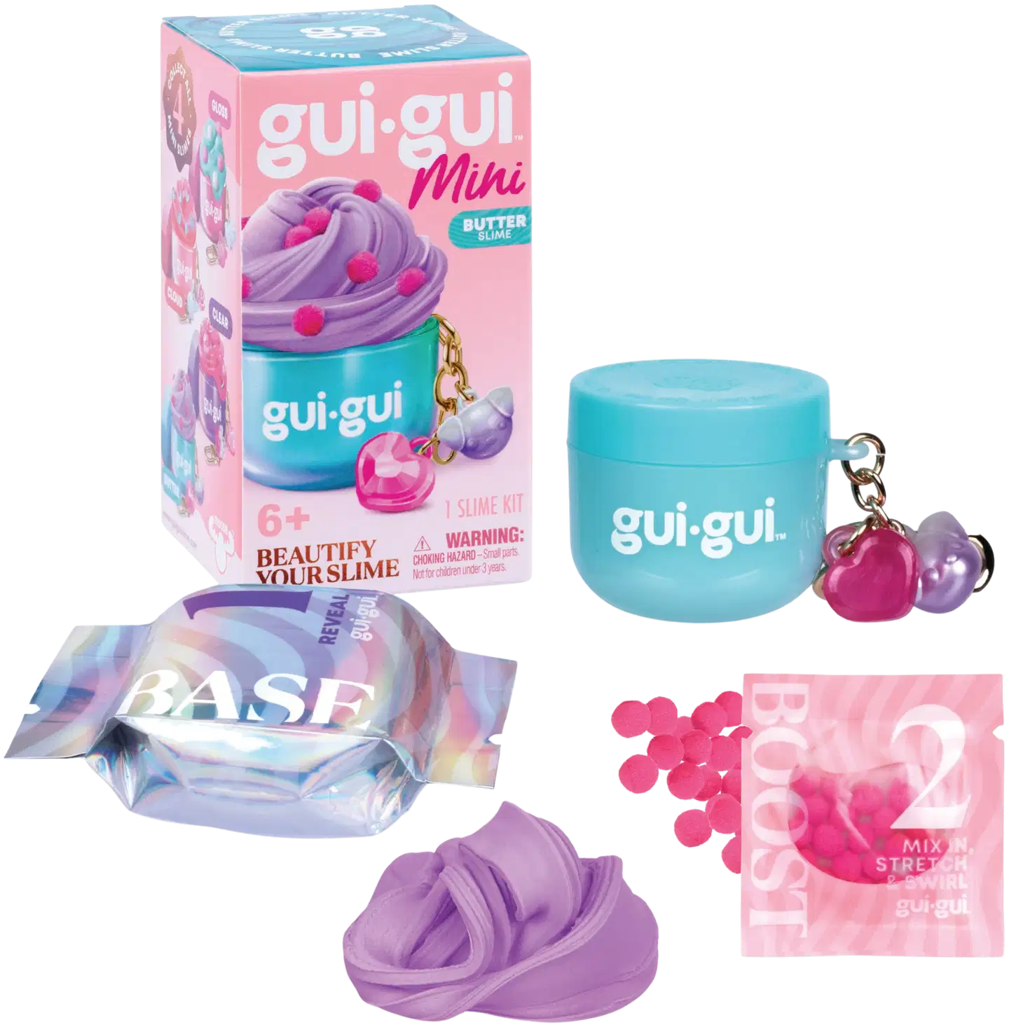 Gui Gui Mini slime 1 kpl, 30 ml, 4 erilaista - 8
