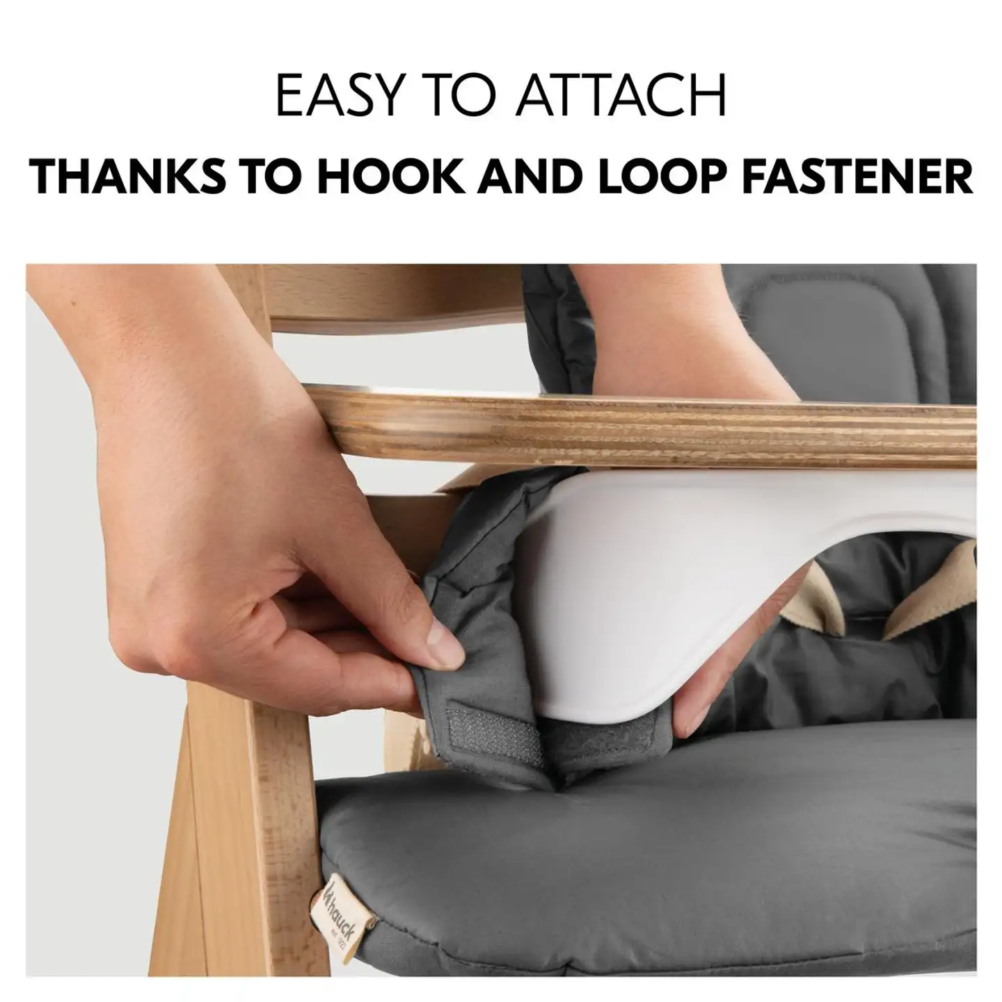 Hauck istuinpehmuste syöttötuoliin Highchair tummanharmaa - 18