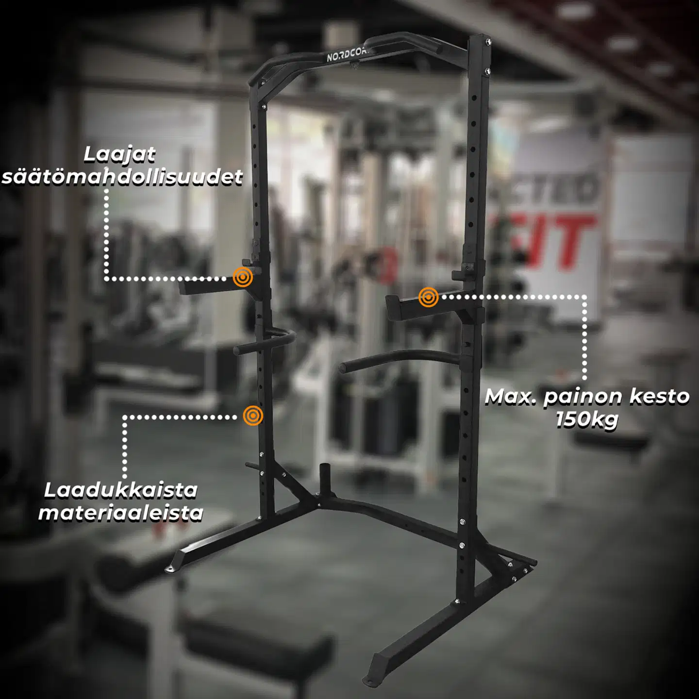 Core Half rack Kyykkyteline 150x105x205cm - 5