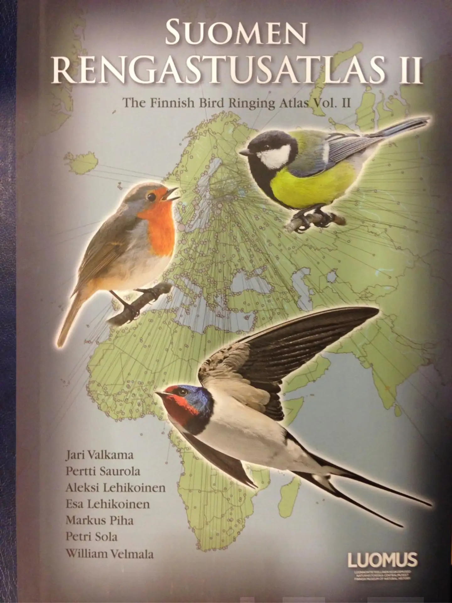 Valkama, Suomen Rengastusatlas 2 - The Finnish Bird Ringing Atlas Vol 2