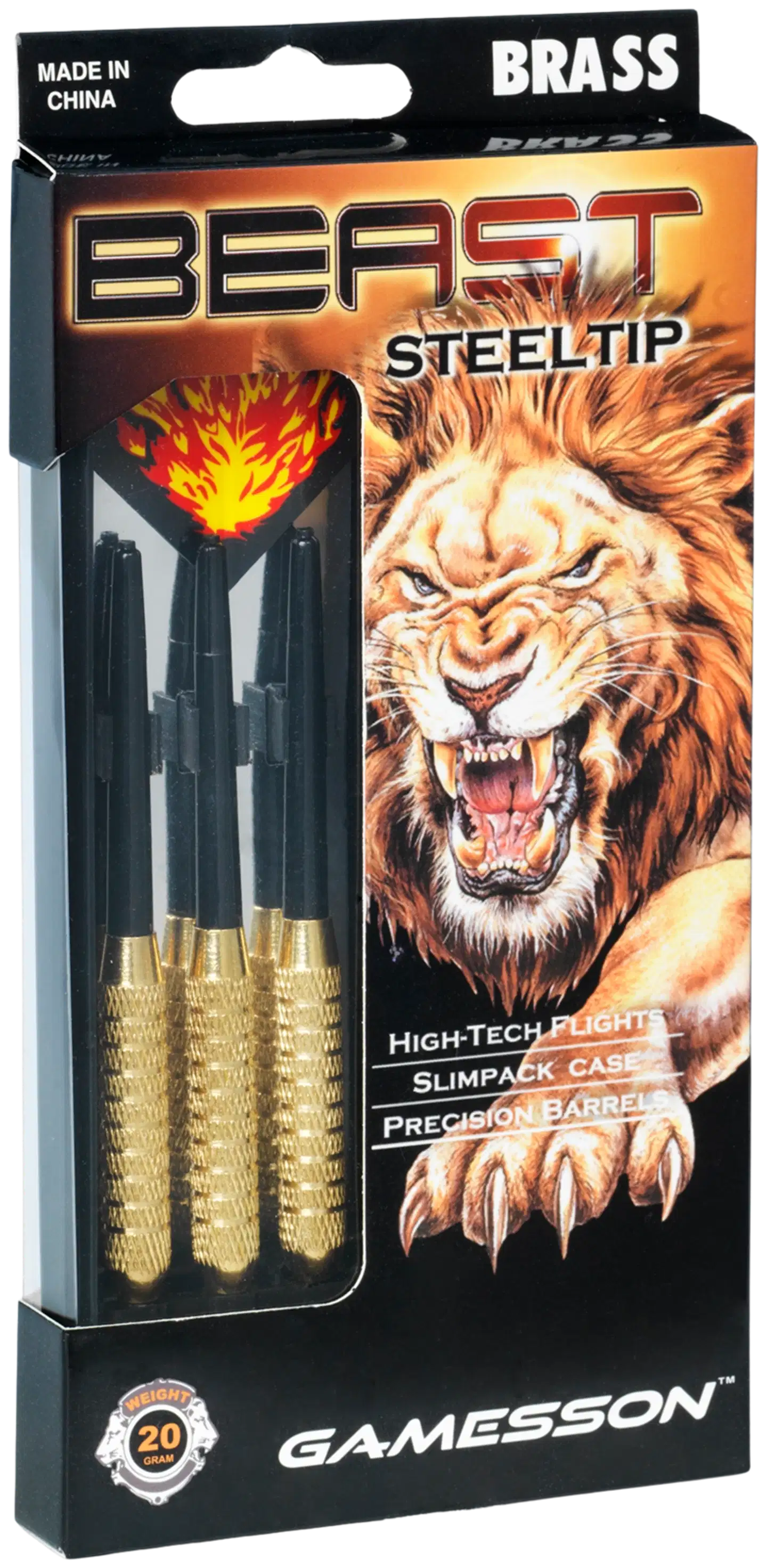 Gamesson tikat Beast Steeltip Darts 20gr - 1
