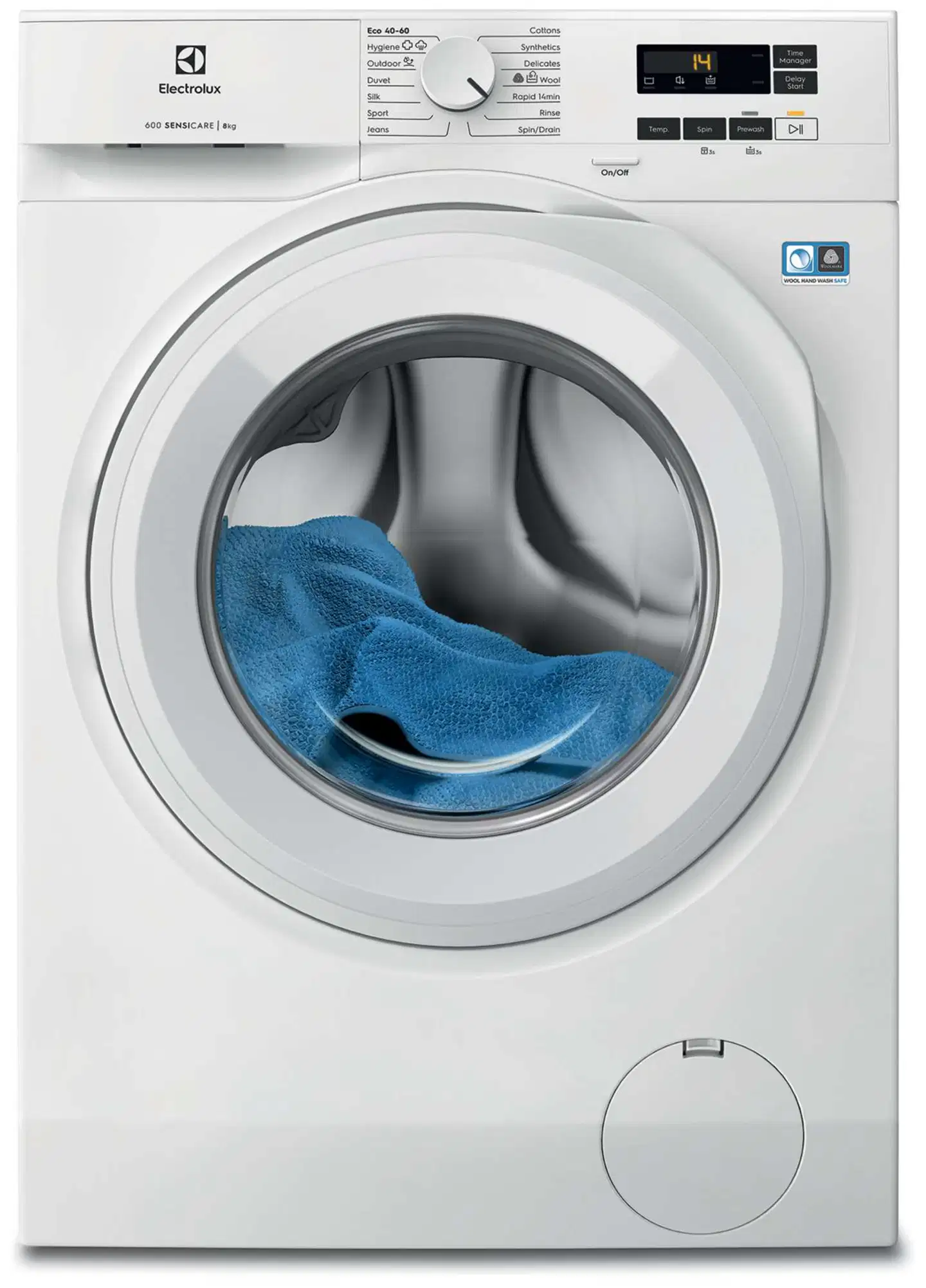 Electrolux edestä täytettävä pyykinpesukone EFI611O84O