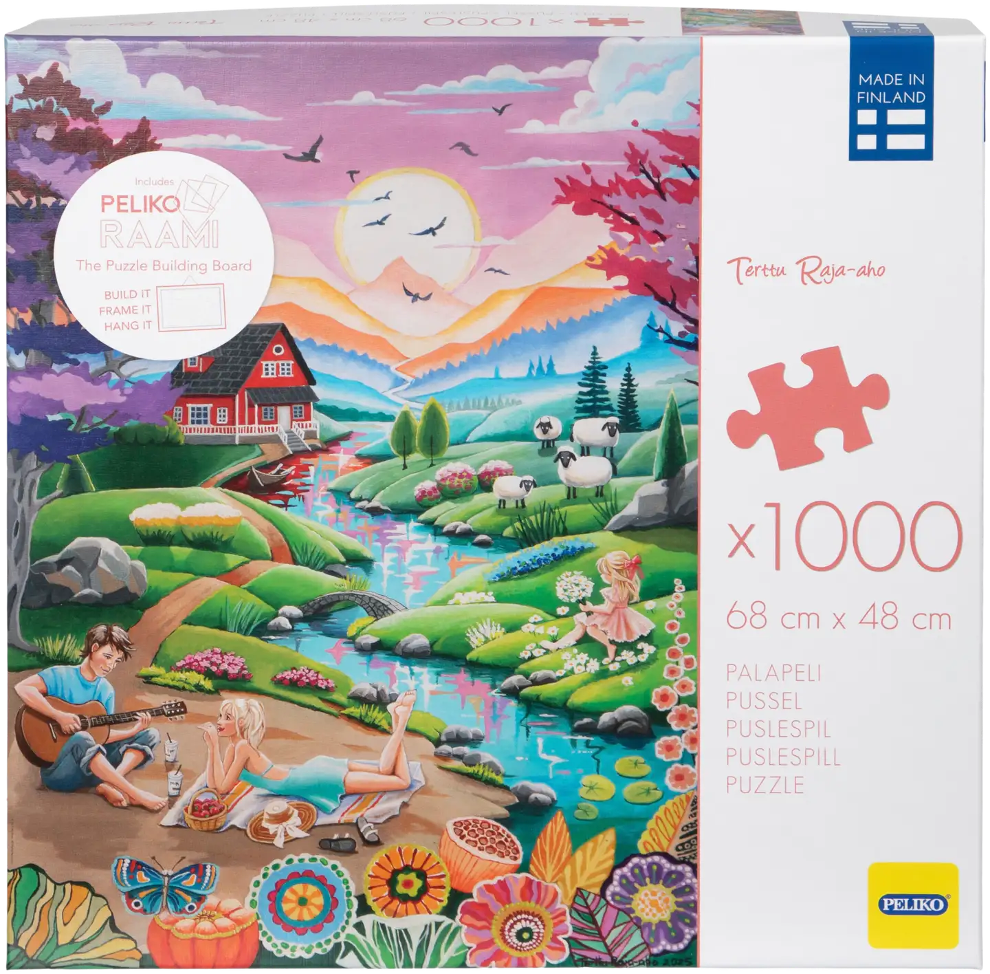 Peliko palapeli 1000 palaa Terttu Raja-aho Kesäillan lemmenlaulu - 2