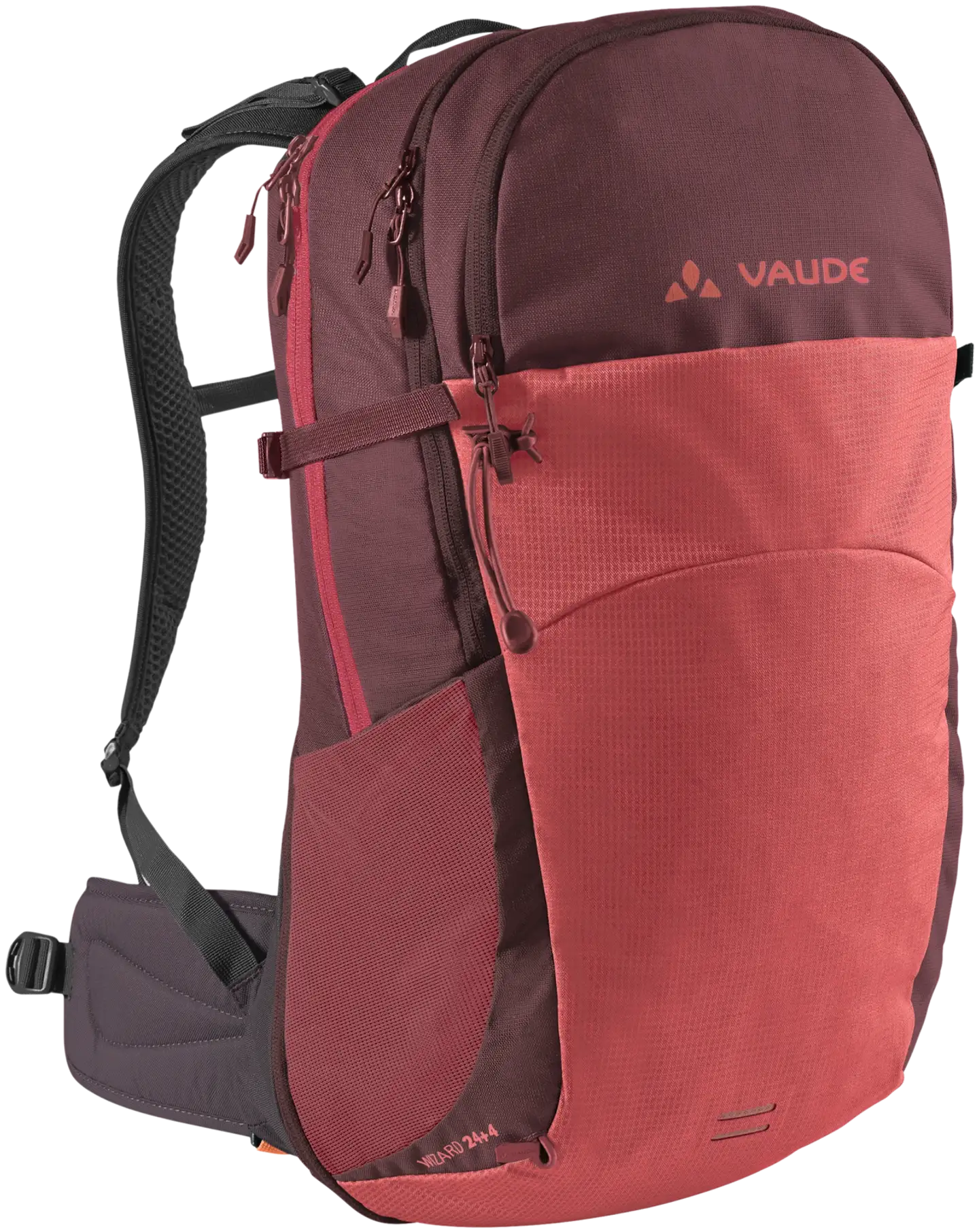 VAUDE verkkoselkäinen päiväreppu Wizard 24 + 4, väri redeva - 1