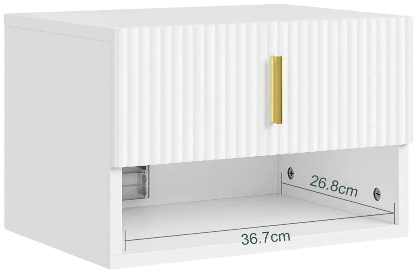SoBuy yöpöytä valkoinen FBT176-E-W - 3