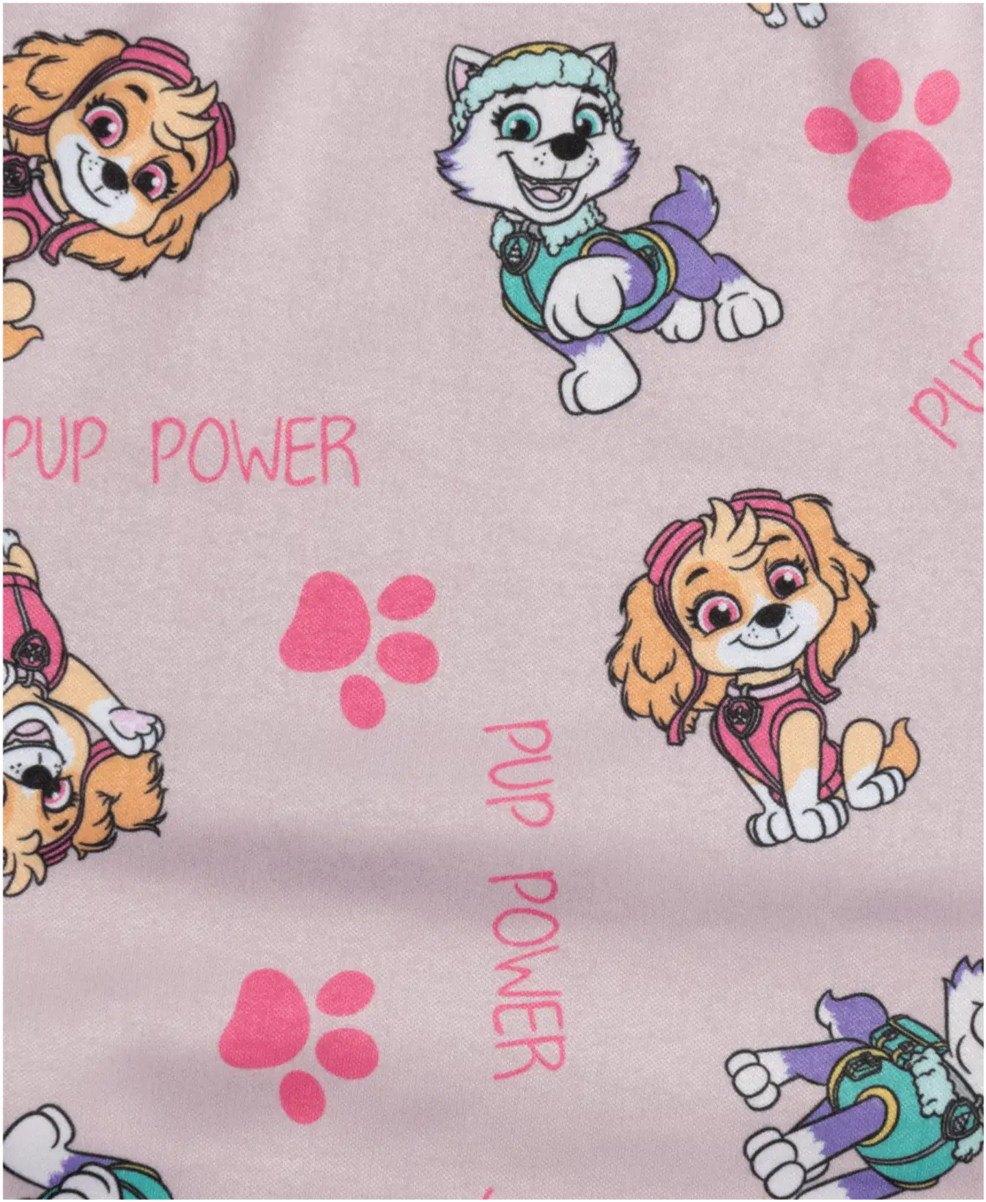 Paw Patrol lasten fleecesetti Ryhmä Hau PTQ70021 - Pink - 3