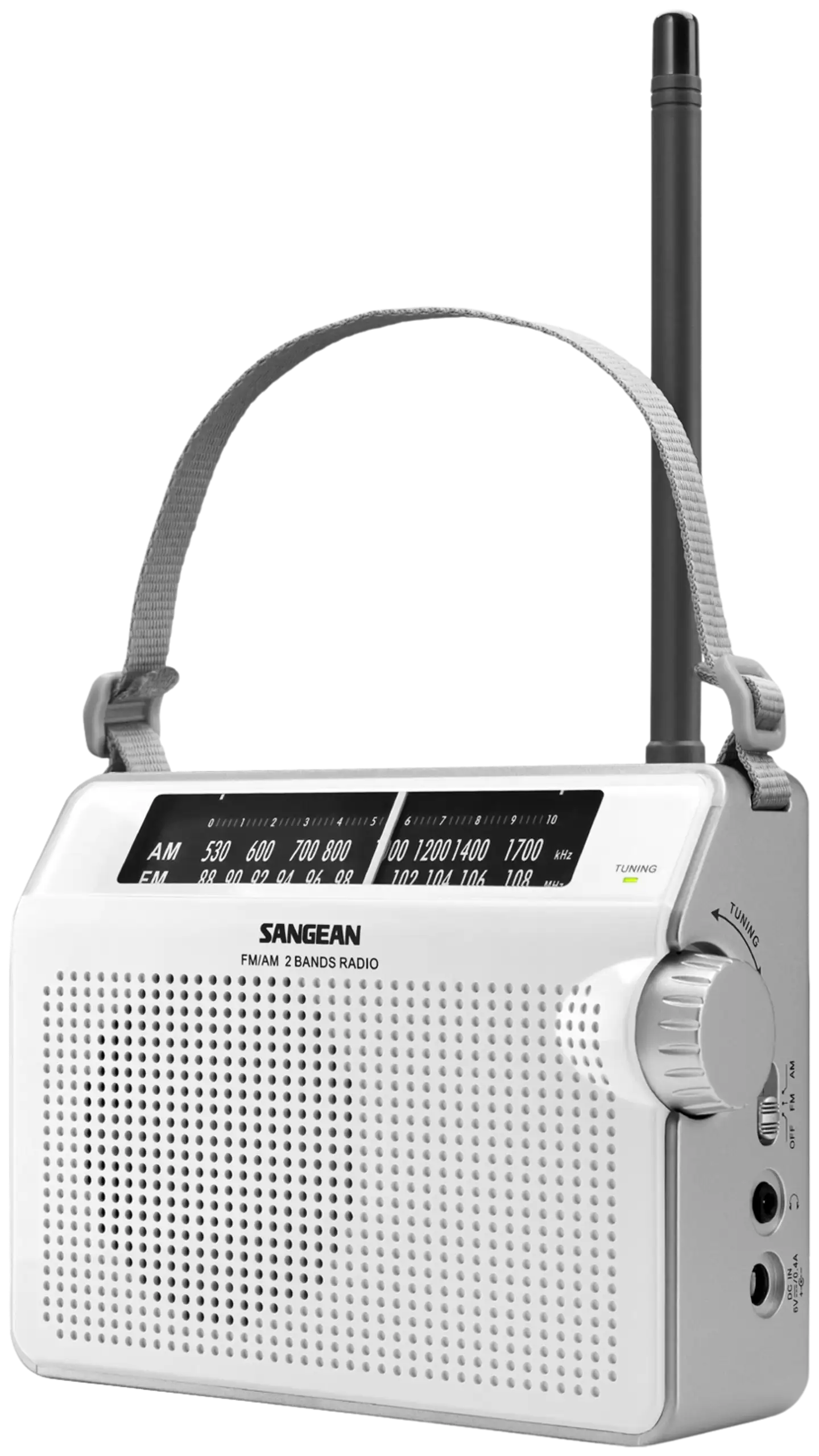 Sangean radio PR-D6 valkoinen - 1