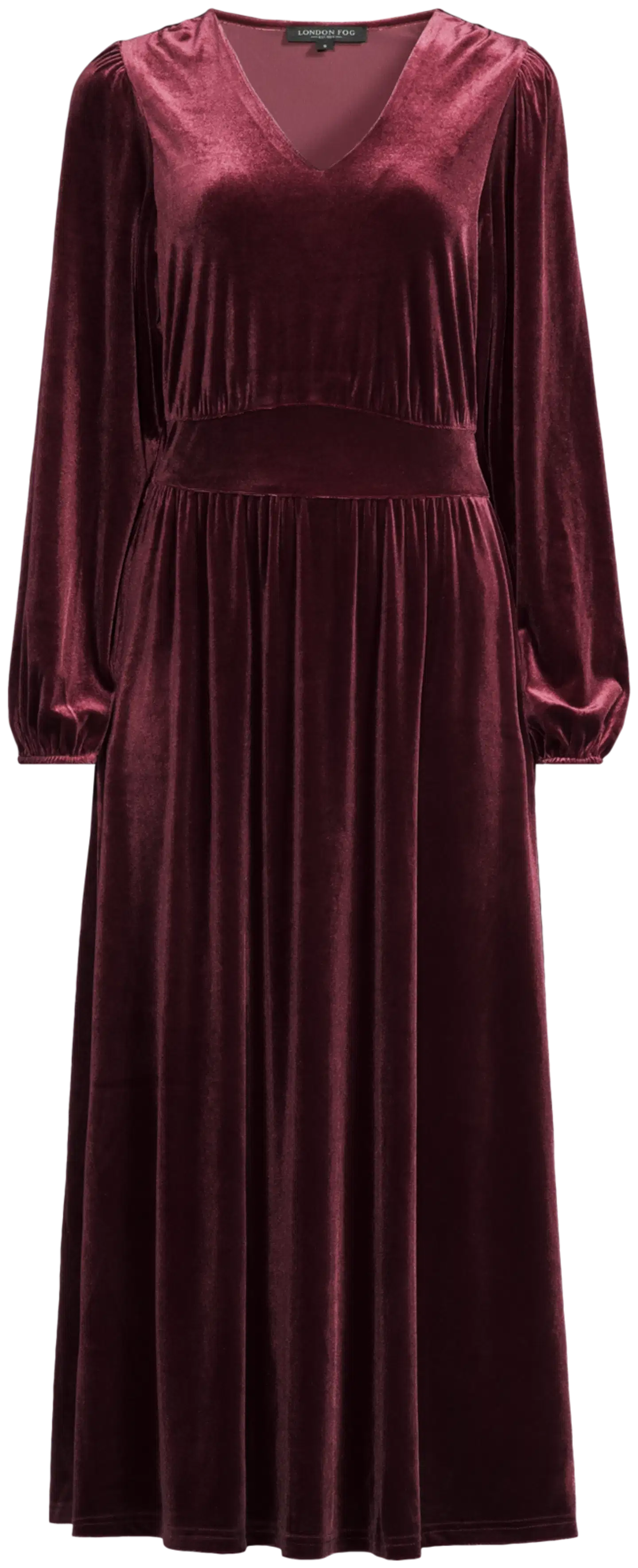 London Fog naisten juhlamekko 218L402624 - wine red - 2