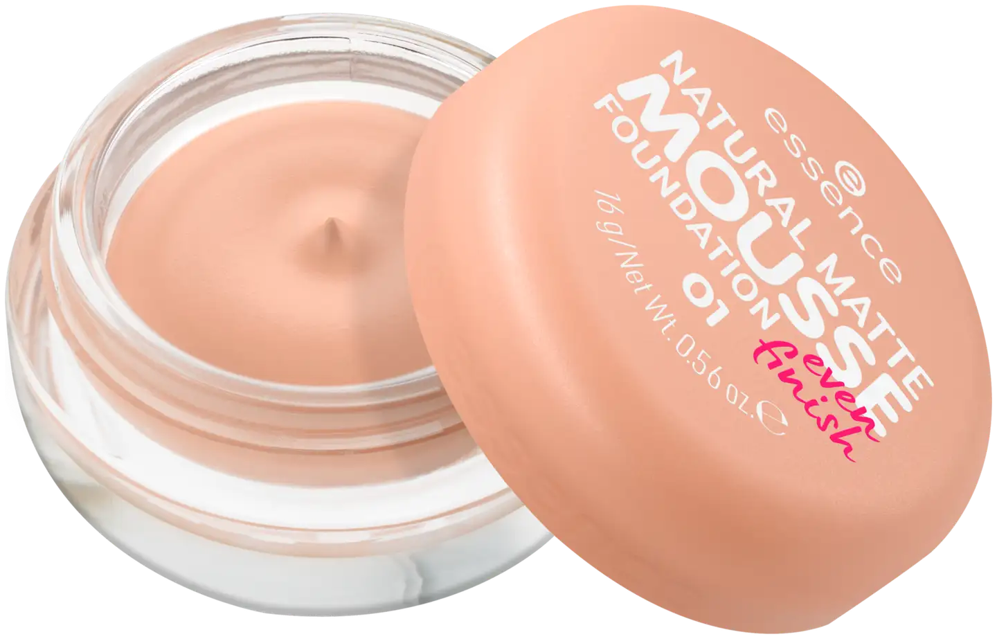 essence NATURAL MATTE MOUSSE meikkivoide 16 g - nude 01 - 1