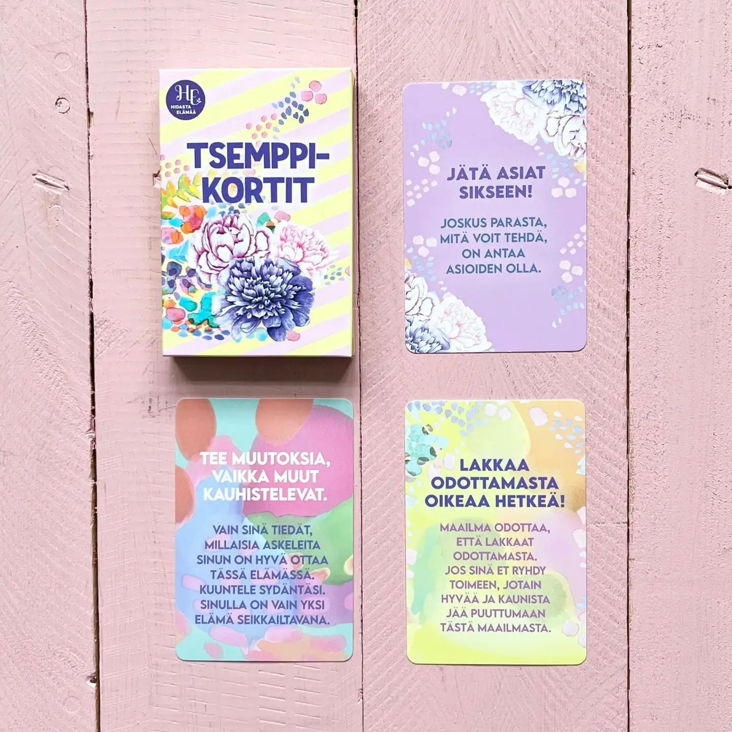 Tsemppikortit – kannustavia ajatuksia ja uusia näkökulmia - 3