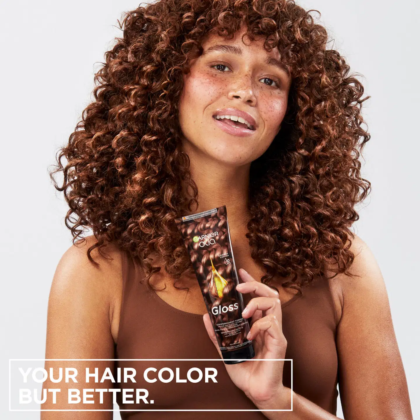 Garnier  Olia Gloss kiiltoa antava sävyte Cowboy Copper 150ml - 4