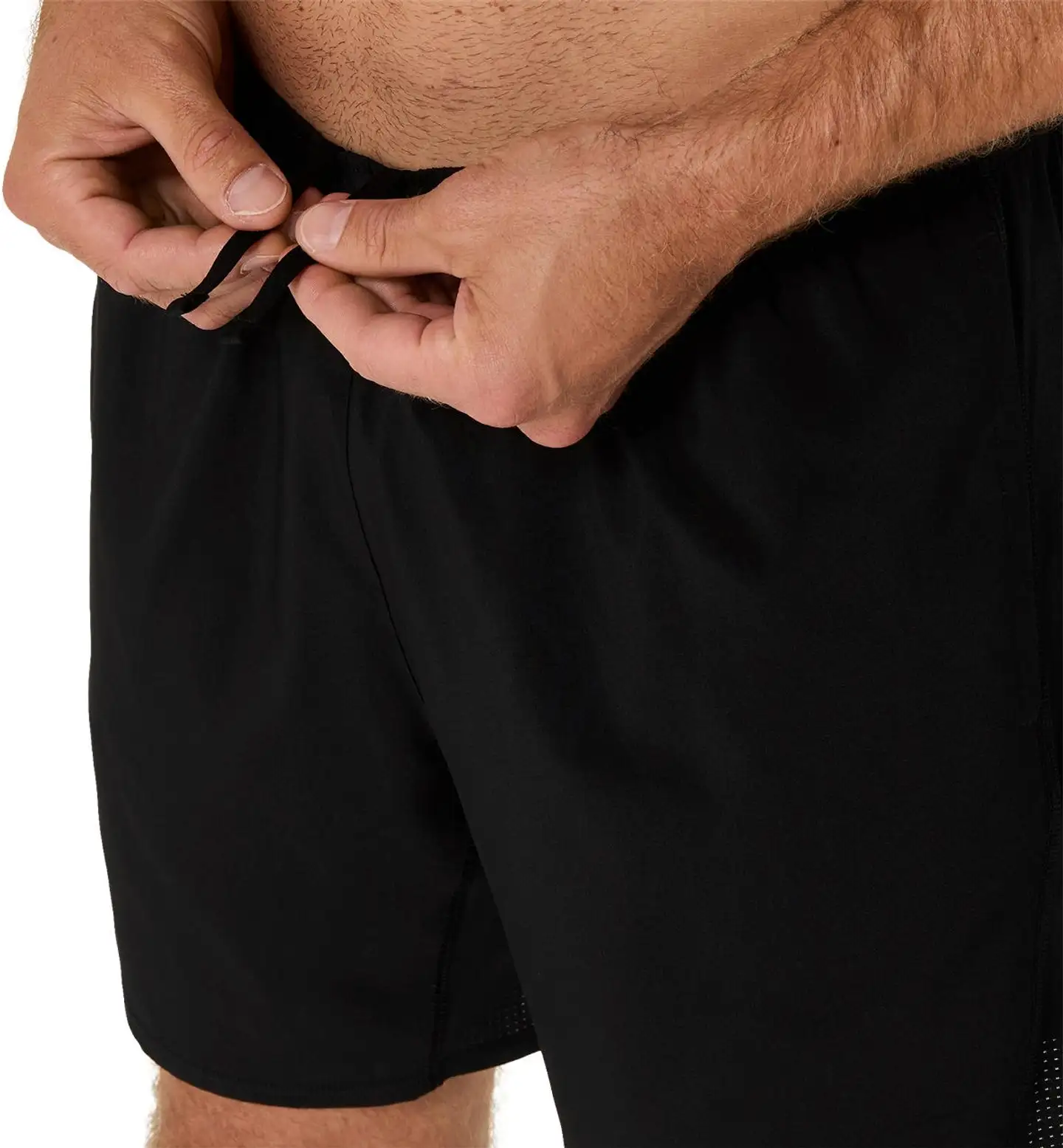 ASICS miesten juoksushortsit 7IN Core 2011D213 - BLACK - 2
