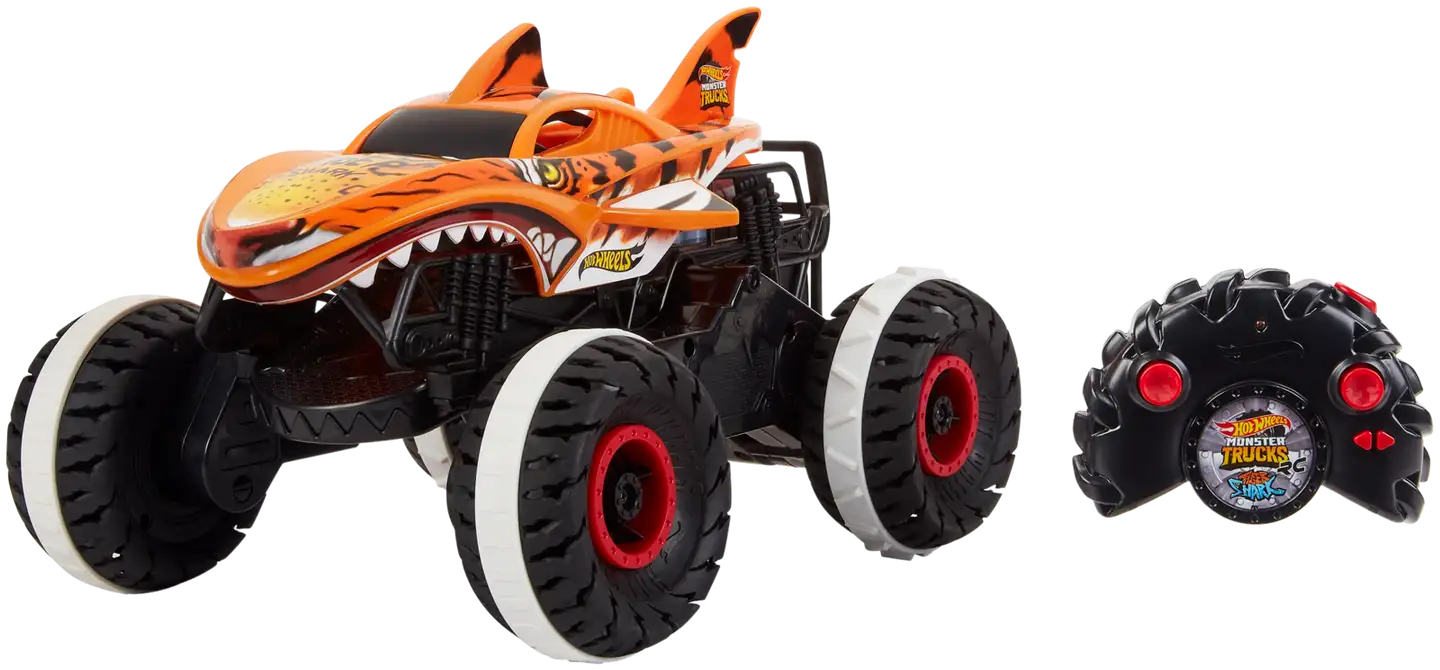 Hot Wheels Monster Trucks HW Unstoppable Tiger Shark R/C - 2