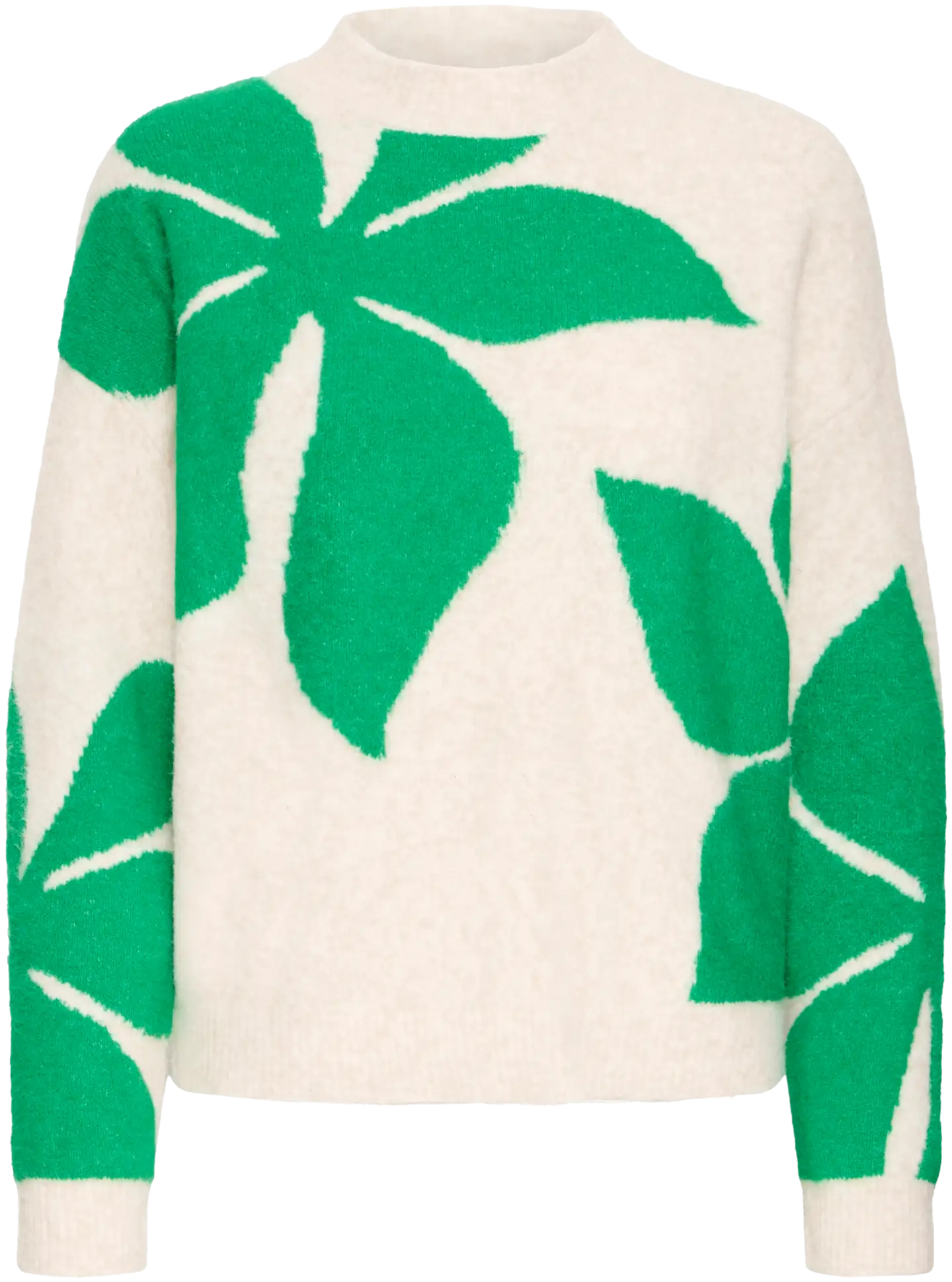 B.young naisten neulepusero Byomea - LEPRECHAUN FLOWER - 1