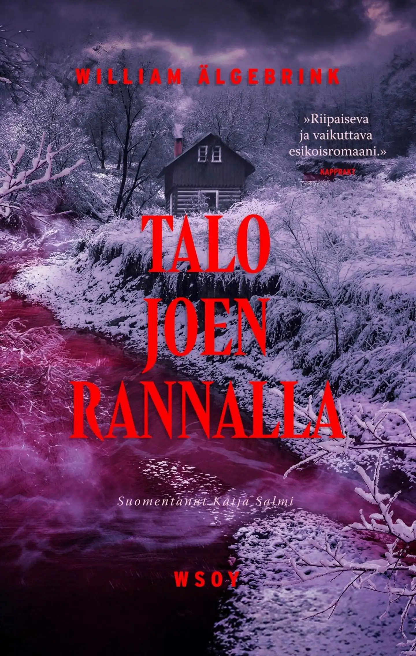 Älgebrink, Talo joen rannalla