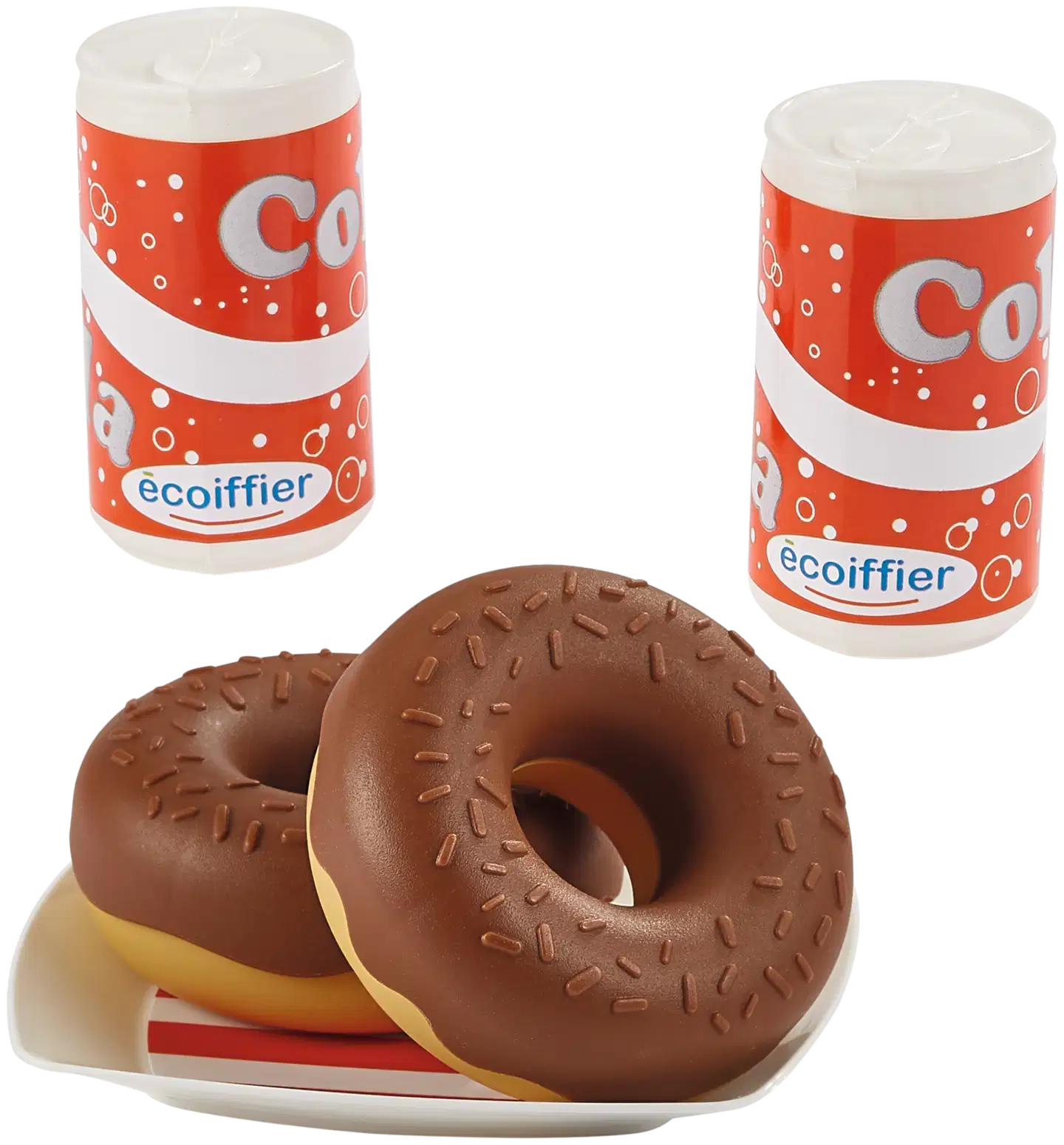 Ecoiffier - 100 % Chef - Hot dogit ja herkut -leikkisetti 25 osaa - 6