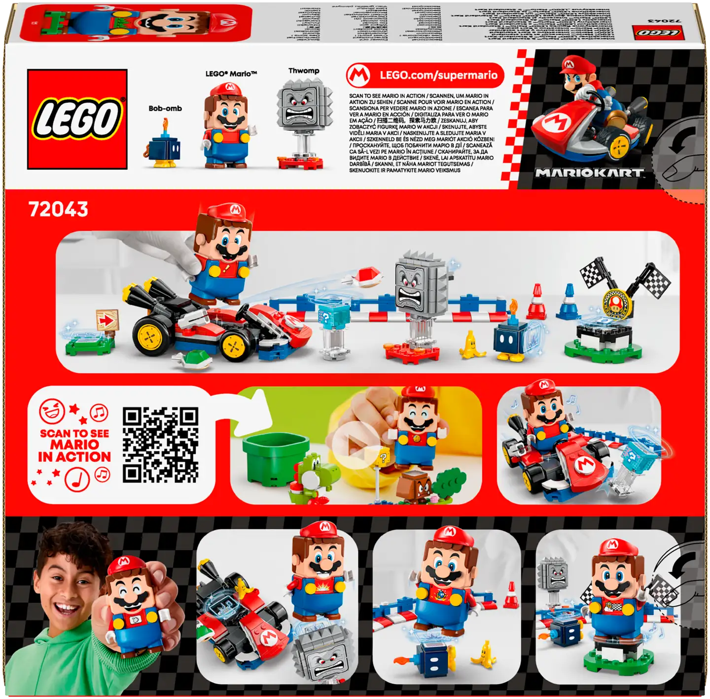 LEGO Super Mario 72043 Mario Kart™ – Interaktiivinen LEGO® Mario™ ja Standard Kart - 2