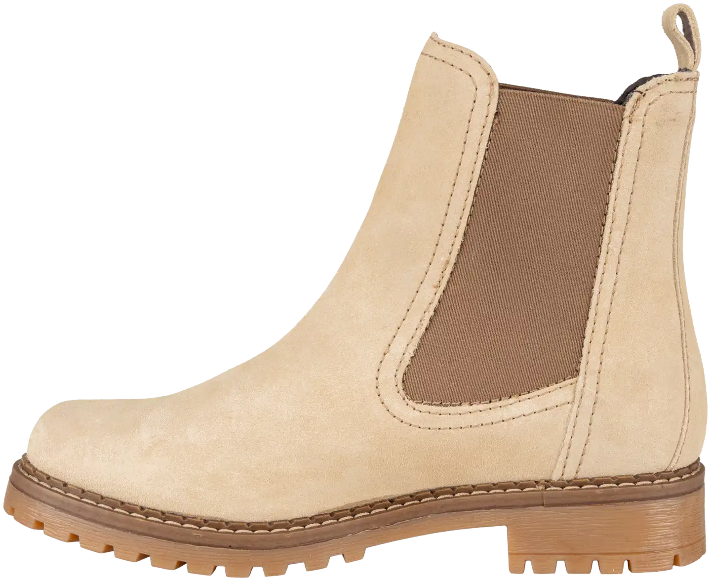 WKLY. naisten mokkanahkaiset chelsea-nilkkurit Tally - Beige - 4