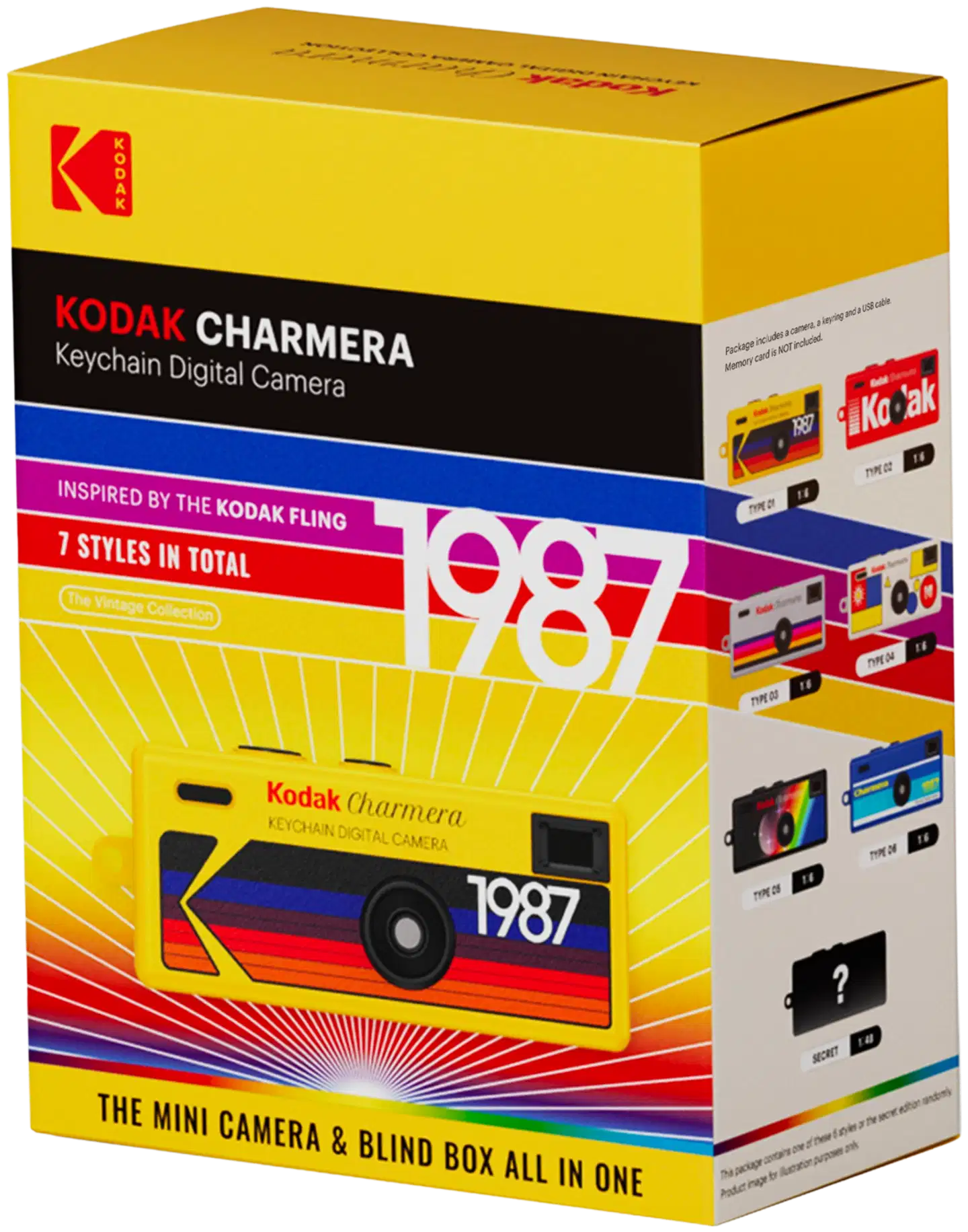Kodak Charmera digitaalikamera 762135 avaimenperä, sokkopakkaus - 1