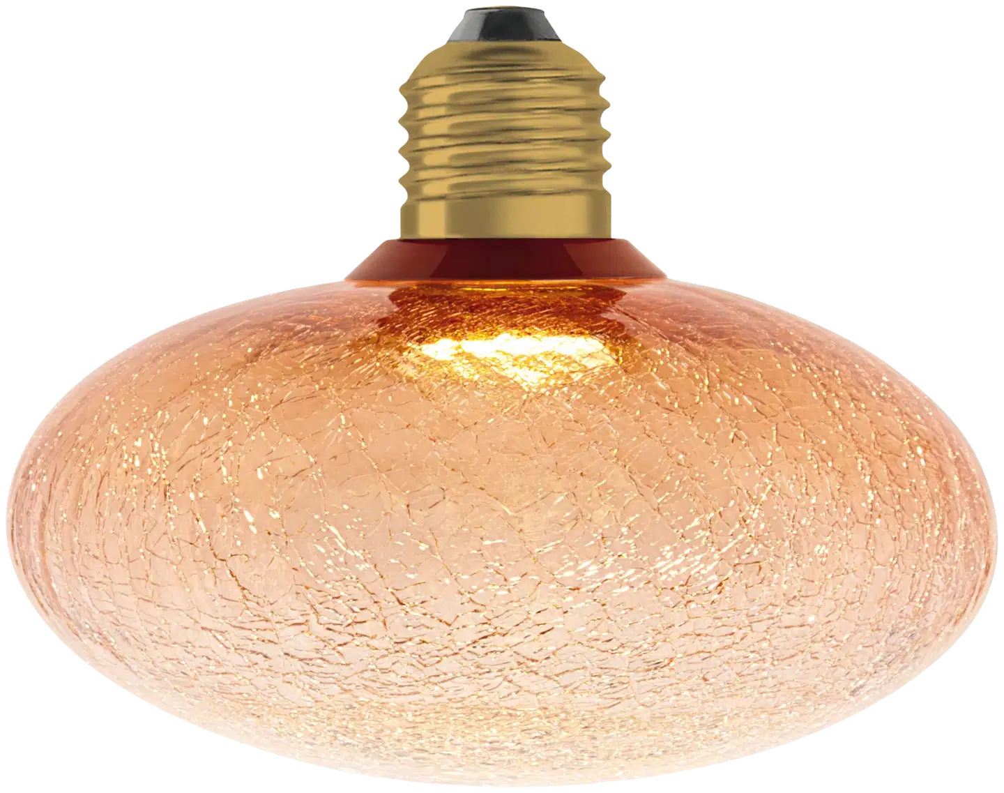 Osram LED-sisustuslamppu Decor Cracked Flat 3,5W E27 oranssi - 2