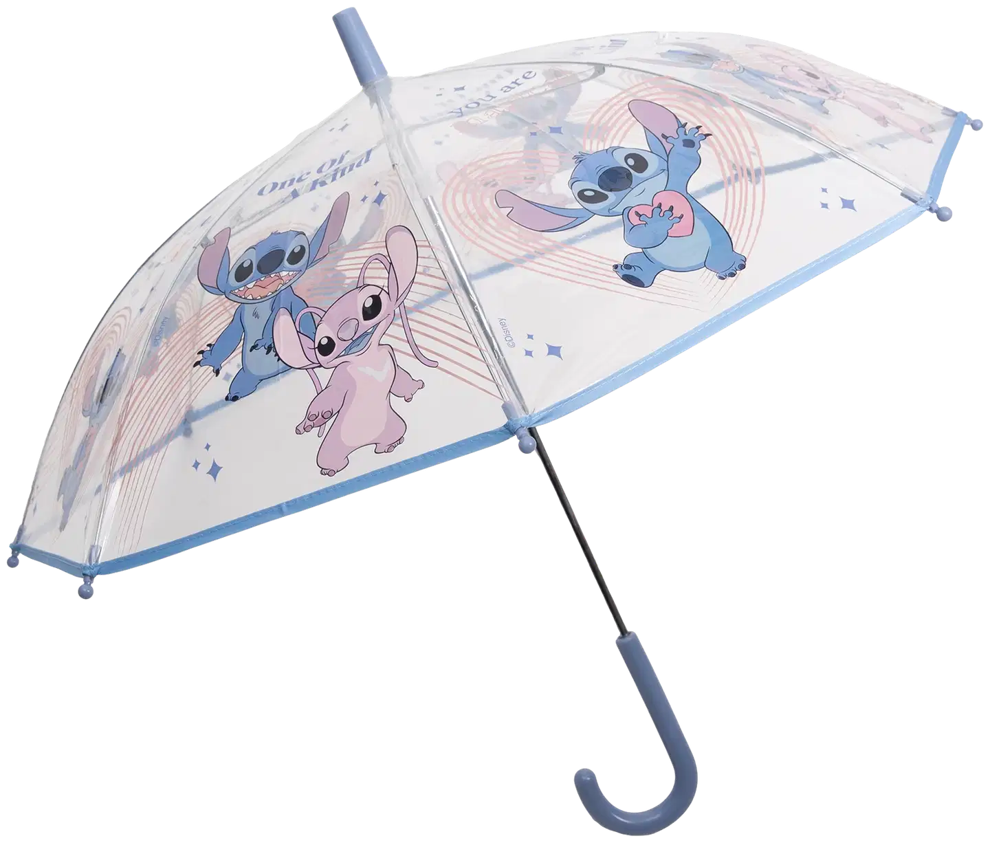 Lilo & Stitch lasten läpikuultava sateenvarjo