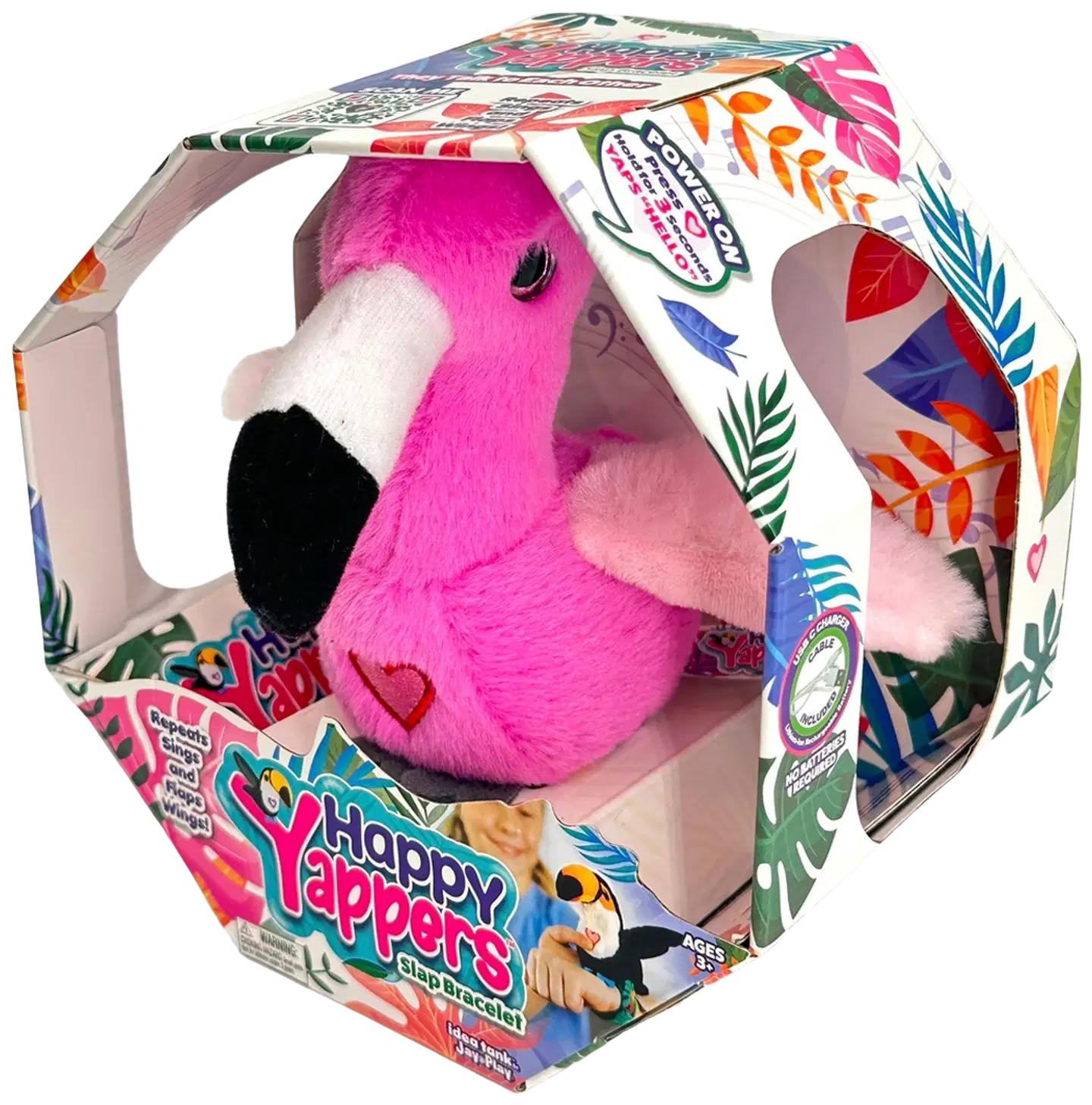 Happy Yappers puhuva pehmolelulintu - 2