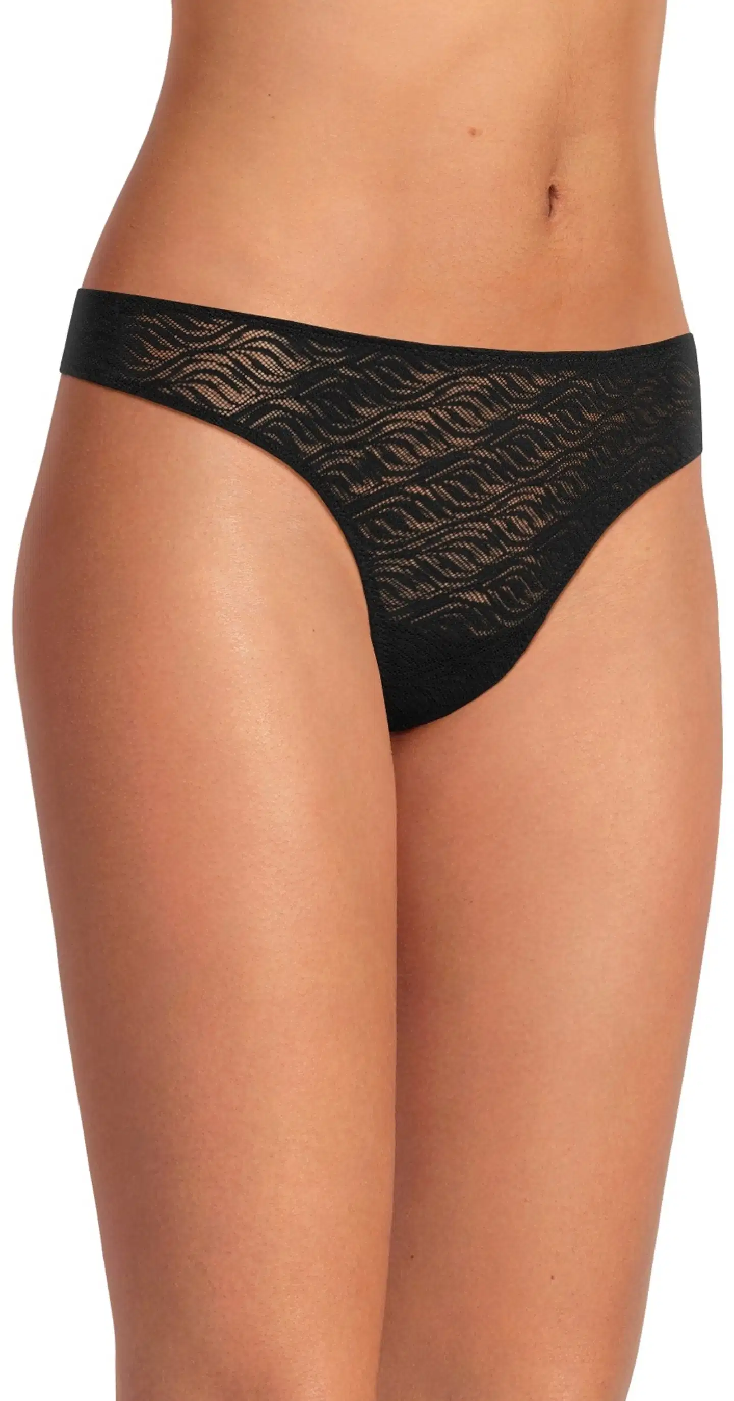 Actuelle naisten string-alushousut 210A082619 - BLACK - 4