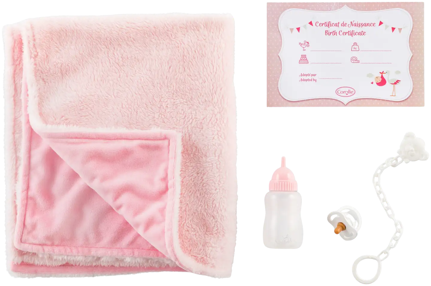 Corolle Mon Grand Poupon Vauvanukke Rose ja tarvikkeita - 4