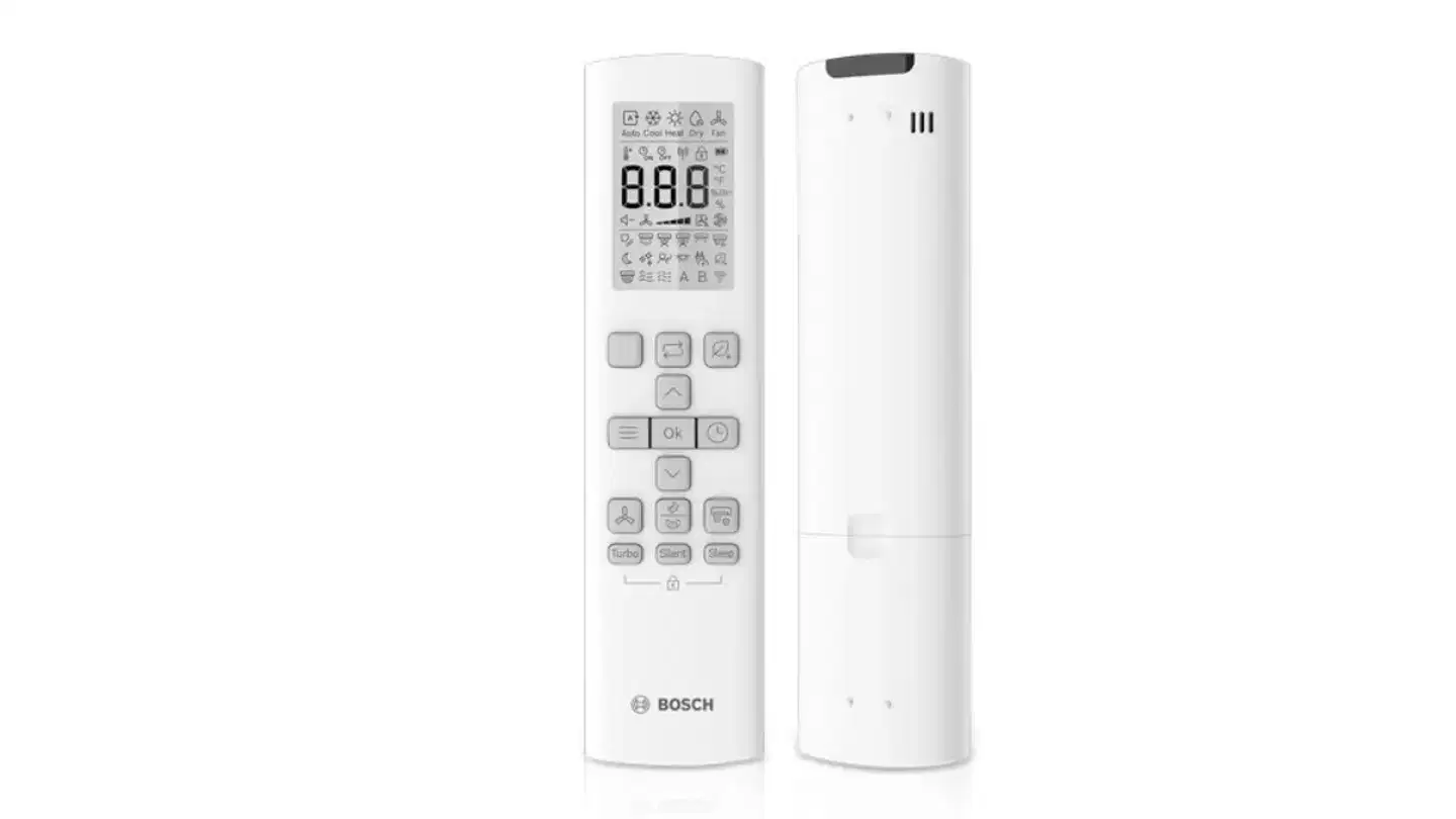 Bosch Climate 7100 50-he ilmalämpöpumppu valkoine asennettuna - 2