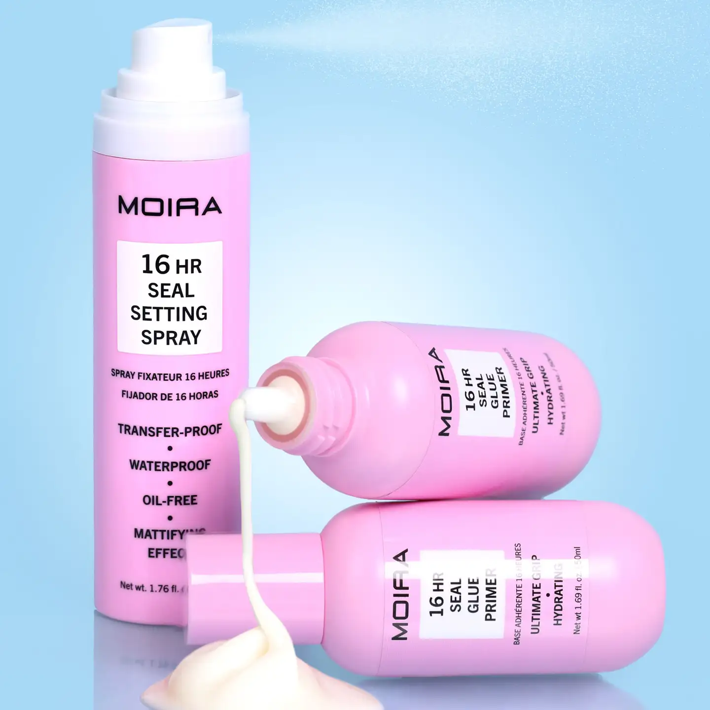 MOIRA 16 HR Seal Glue Primer -meikinpohjustaja 50ml - 2