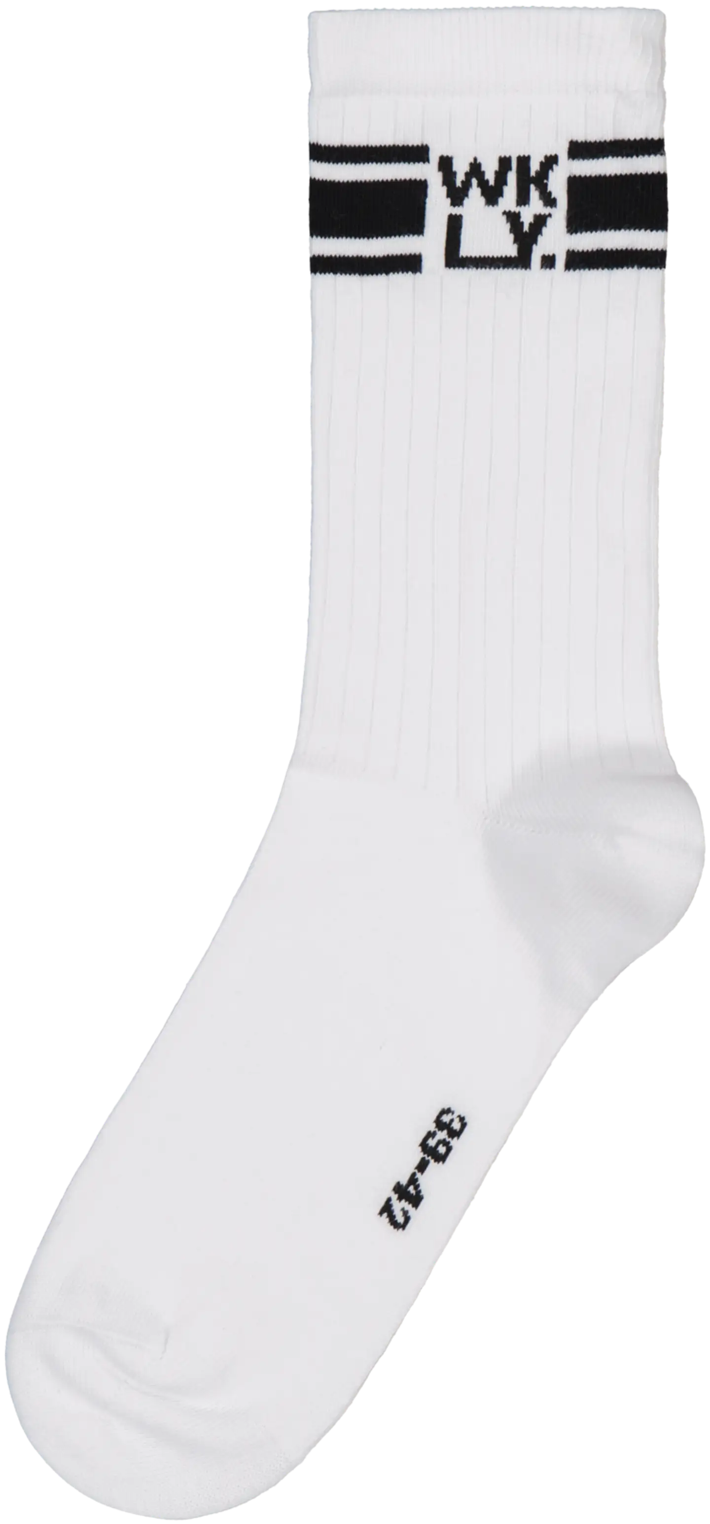 WKLY. unisex sportsukat 2-pack - white/black - 2